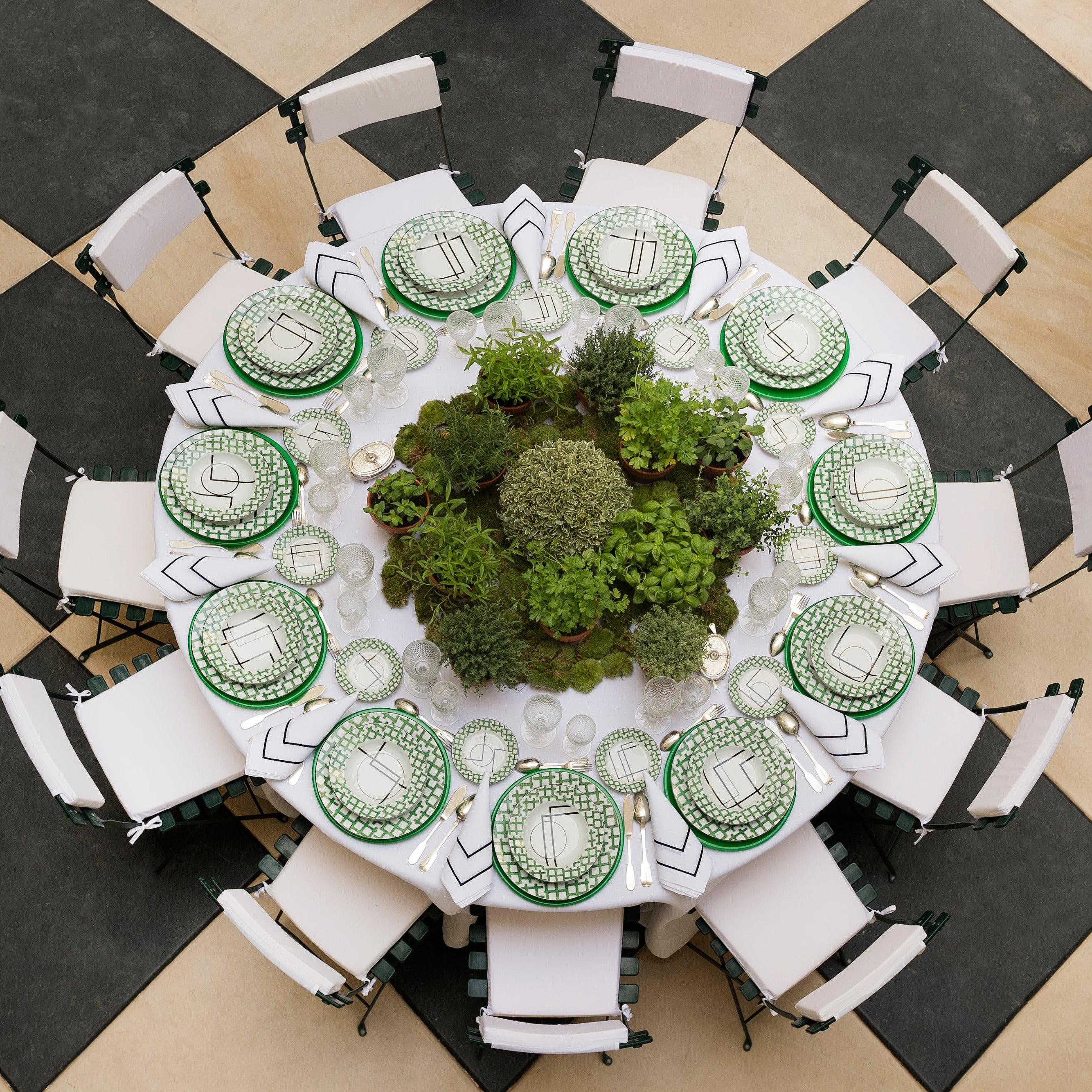 Menta - Assiette de présentation