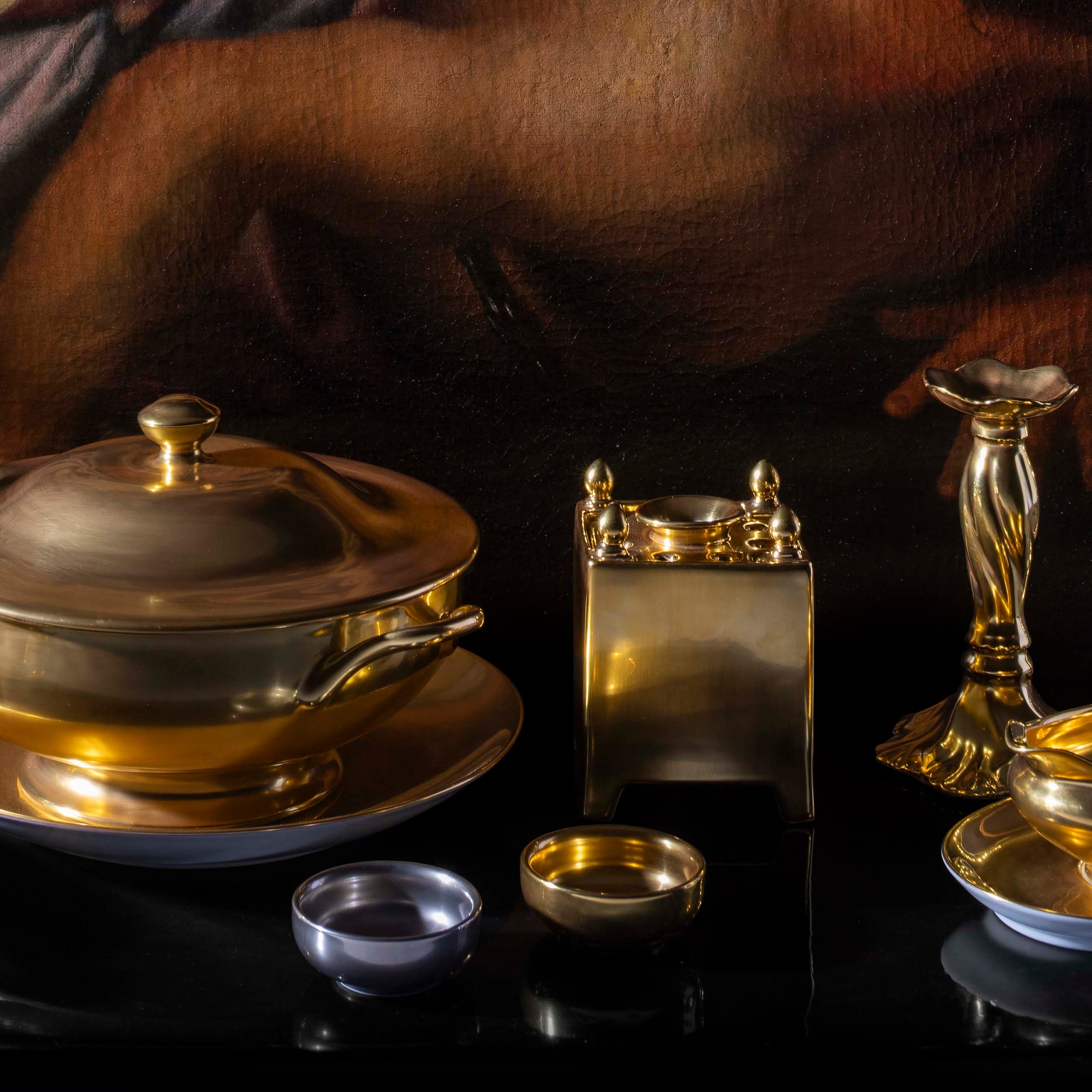 Argenterie Or - Tulipière