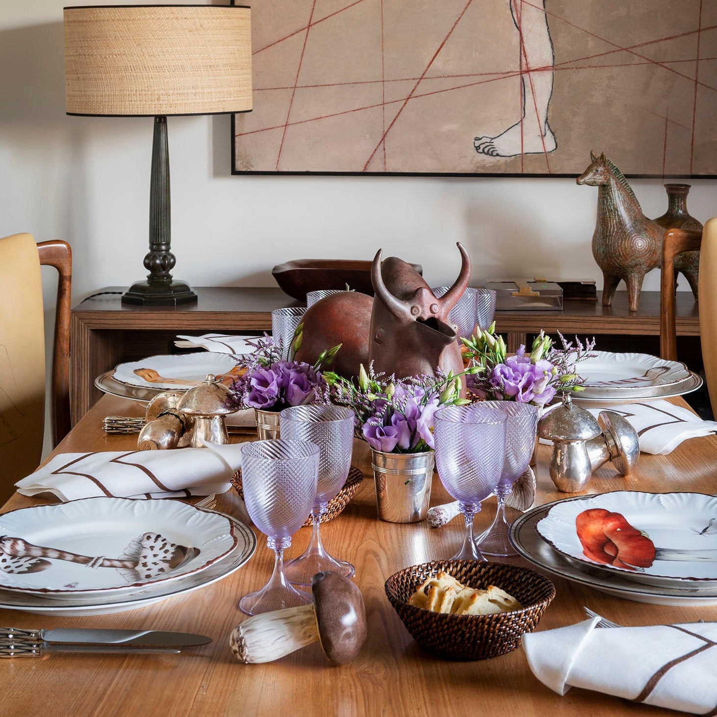 Les champignons - Dessert plate
