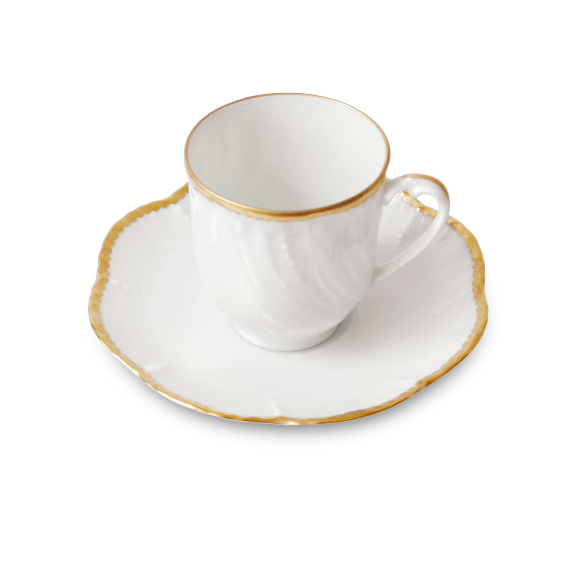 Simple dentelle - Tasse à café et soucoupe