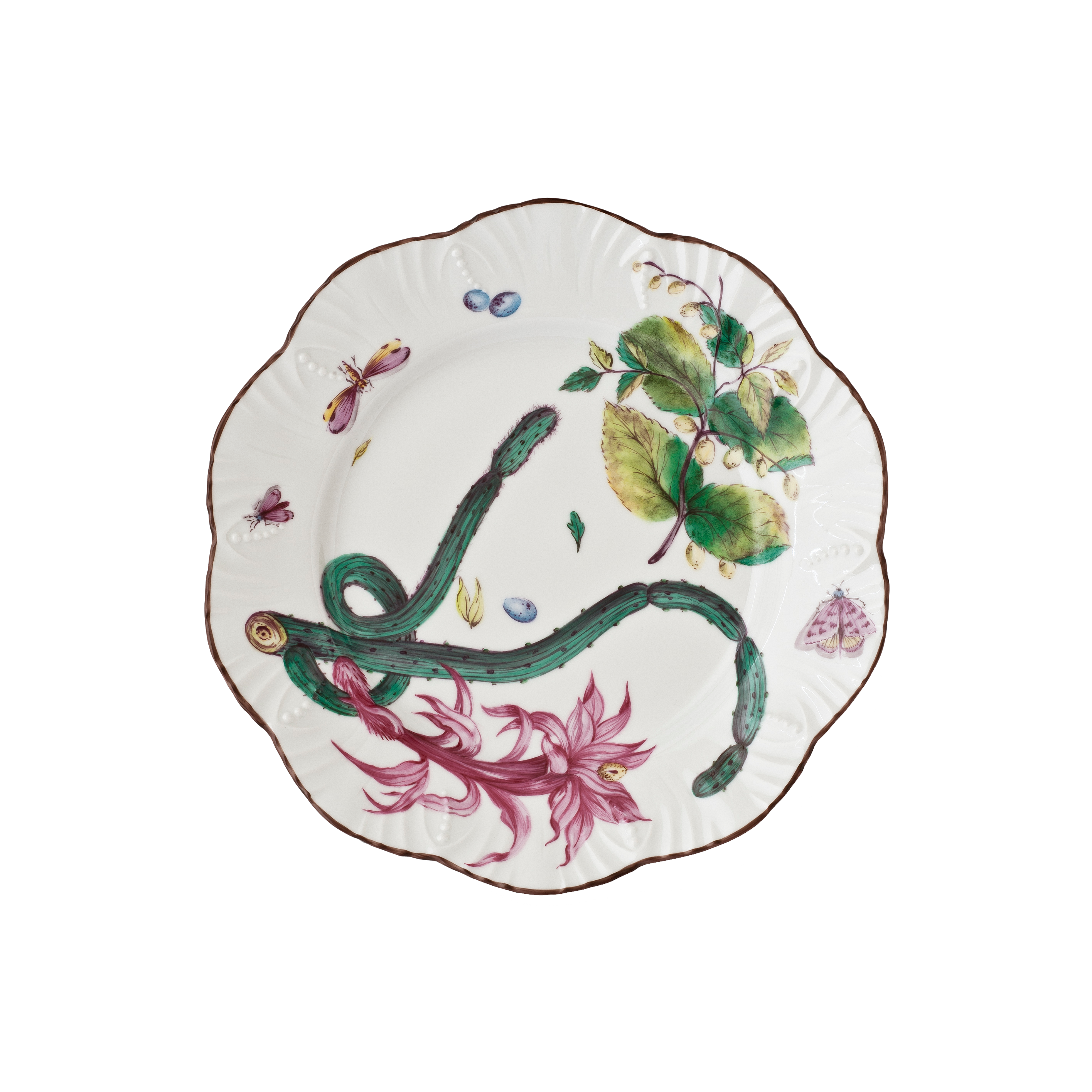 Feuillages - Dessert plate 01