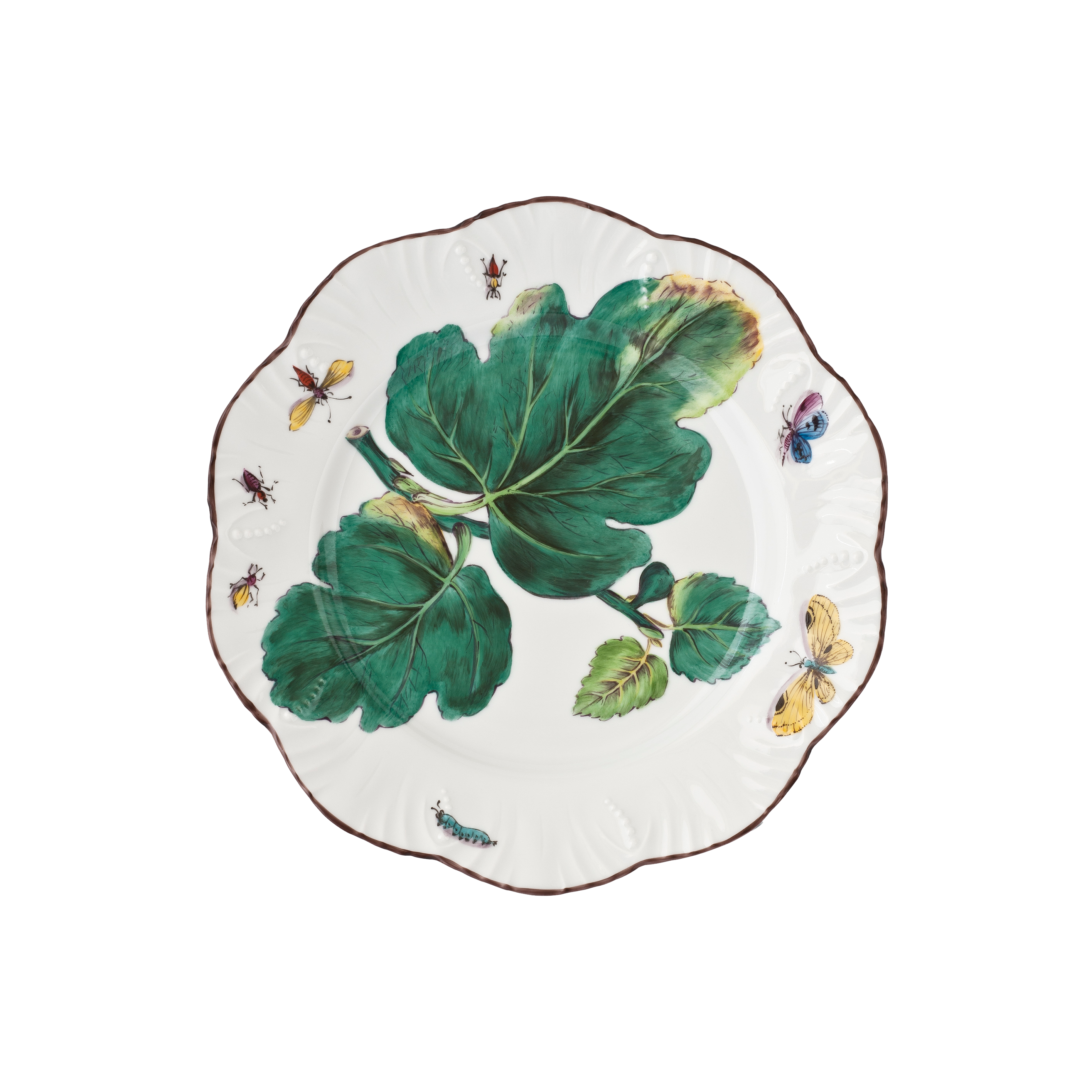 Feuillages - Dessert plate 07