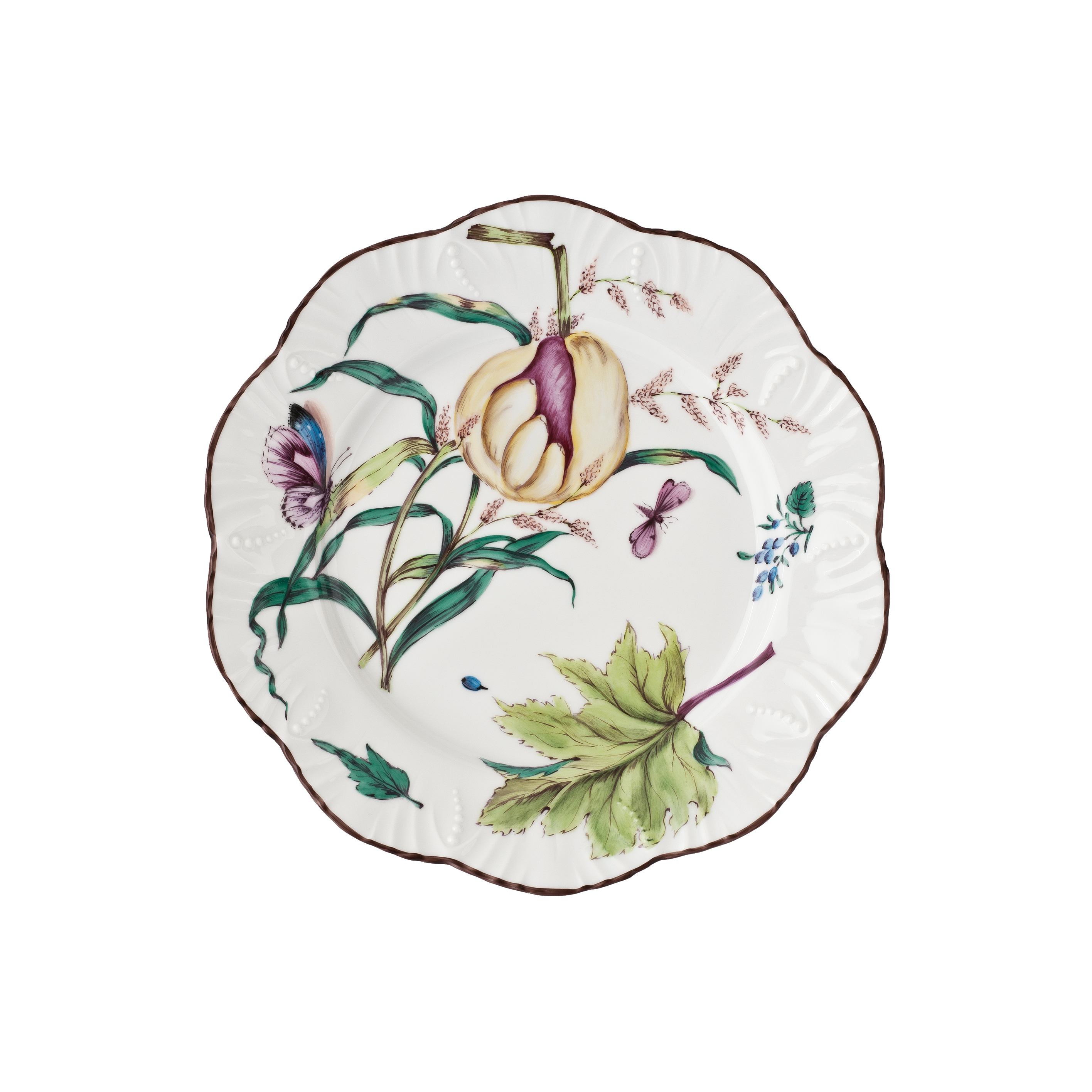 Feuillages - Dessert plate 11