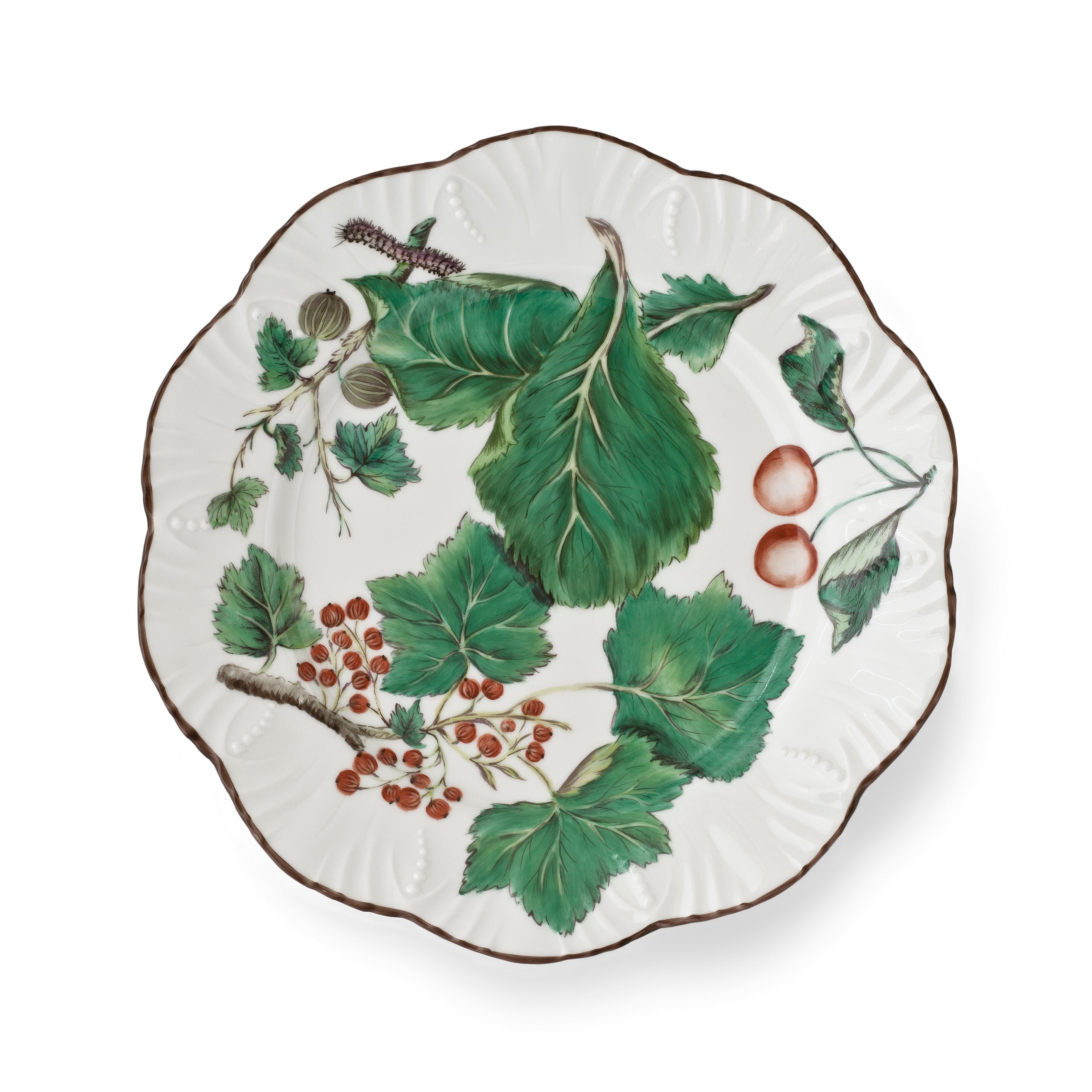 Feuillages - Assiette plate 03