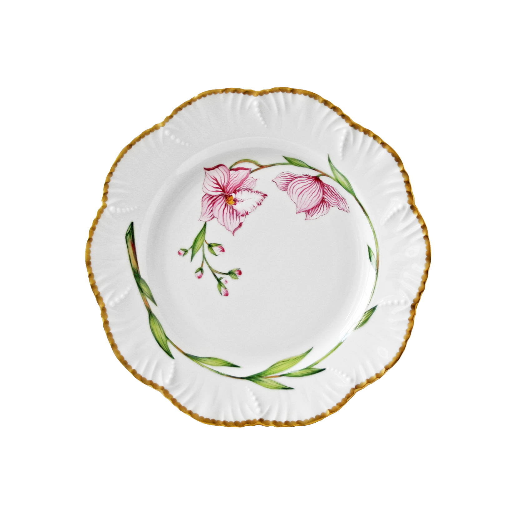 Histoires d'Orchidées - Dessert plate