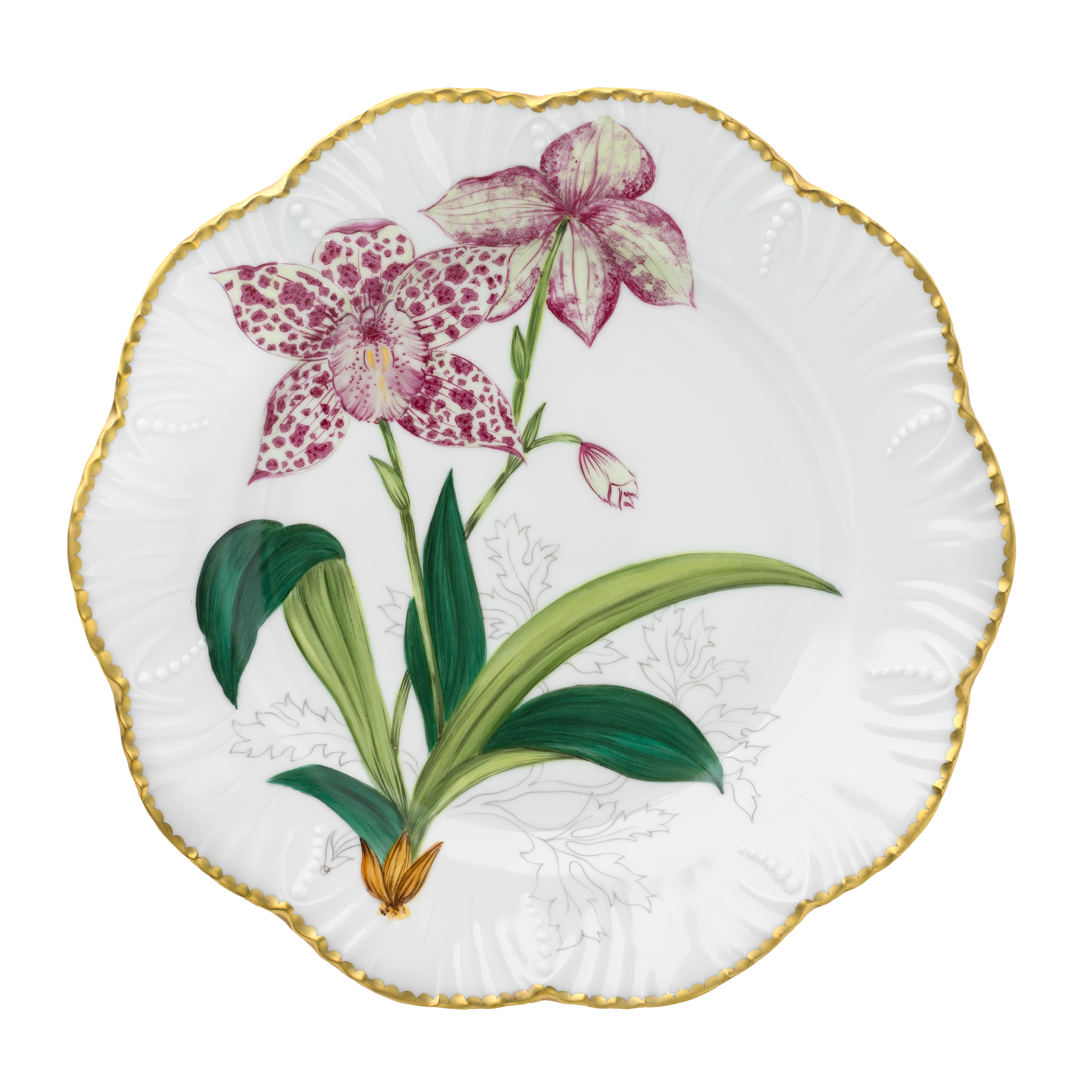 Histoires d'Orchidées - Set of 6 dinner plates