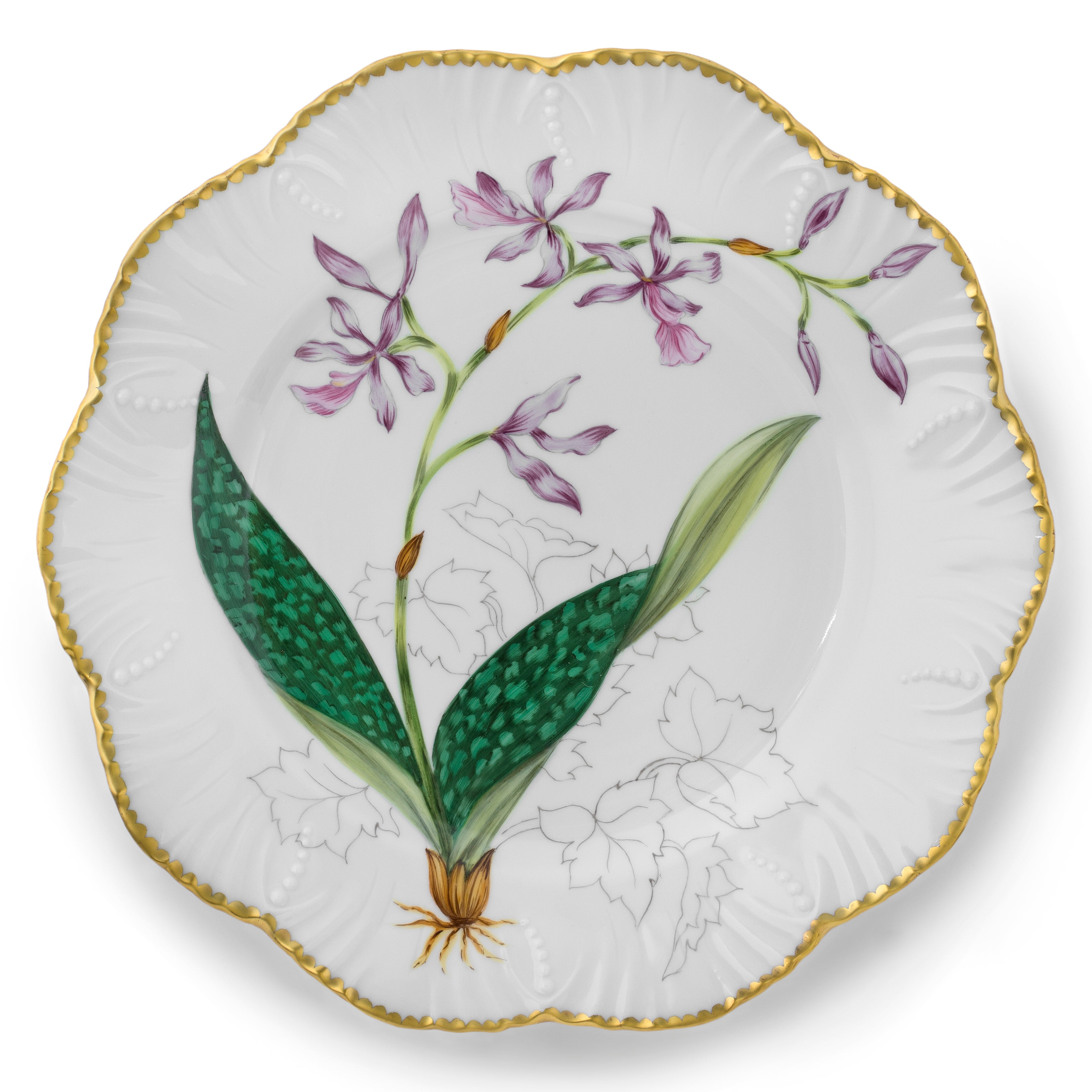 Histoires d'Orchidées - Set de 6 assiettes plates