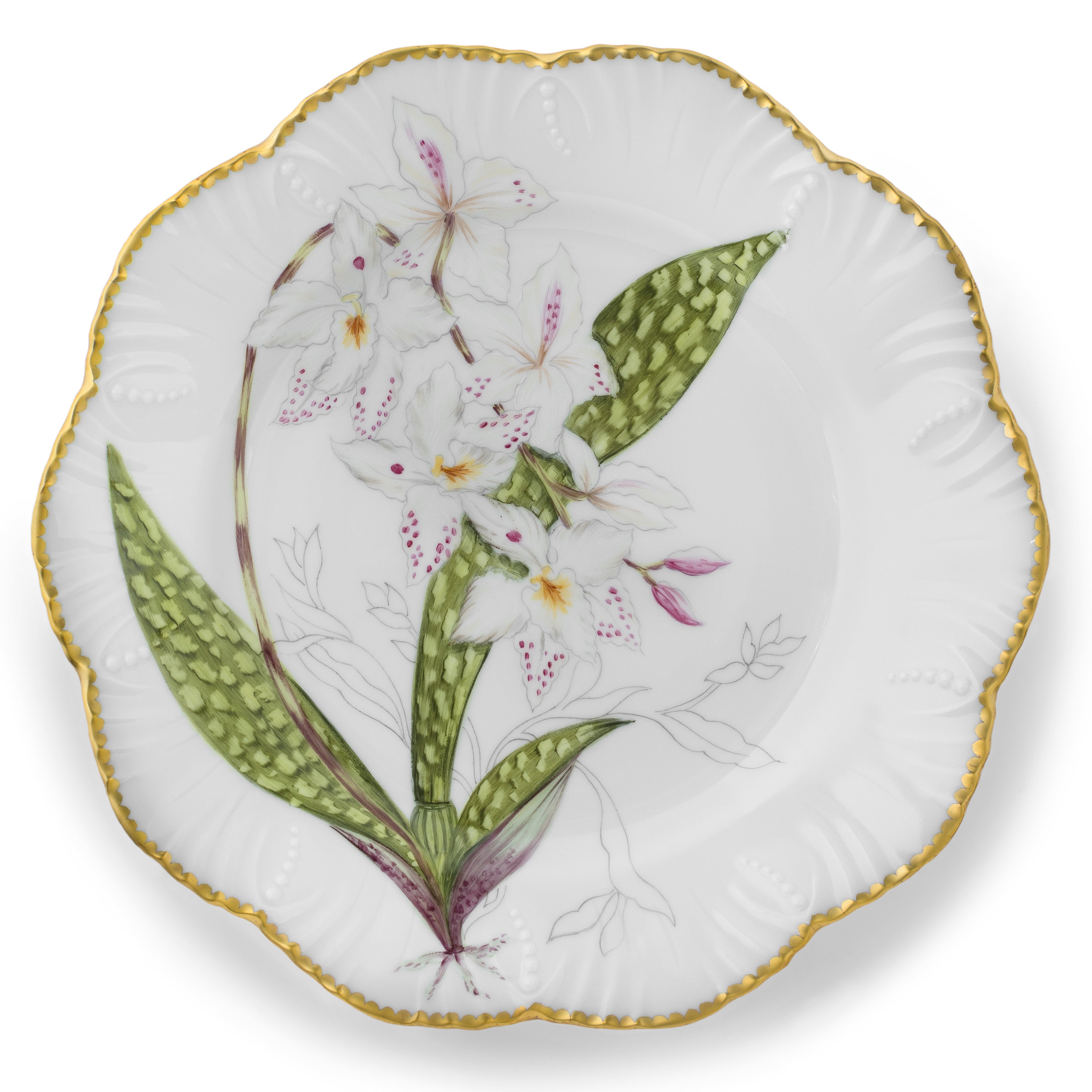 Histoires d'Orchidées - Set de 6 assiettes plates