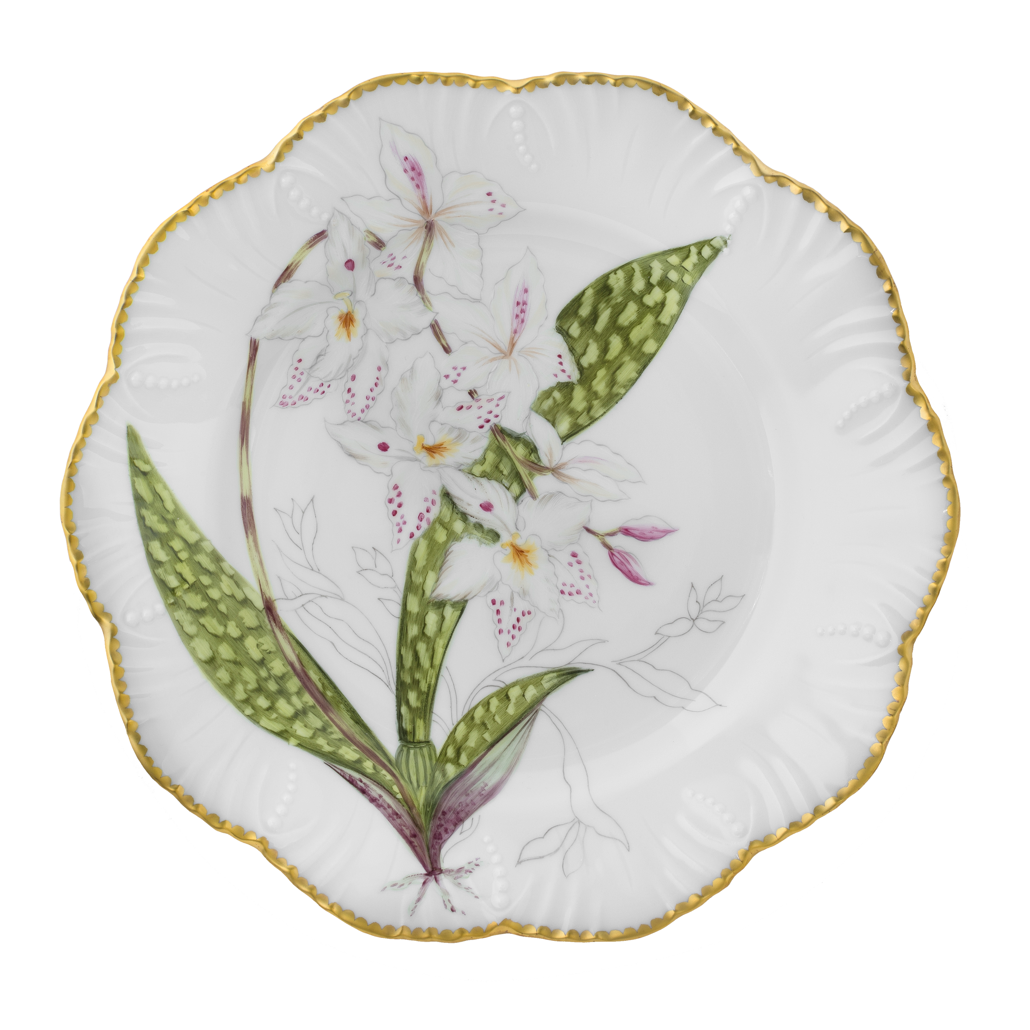 Histoires d'Orchidées - Set de 6 assiettes plates