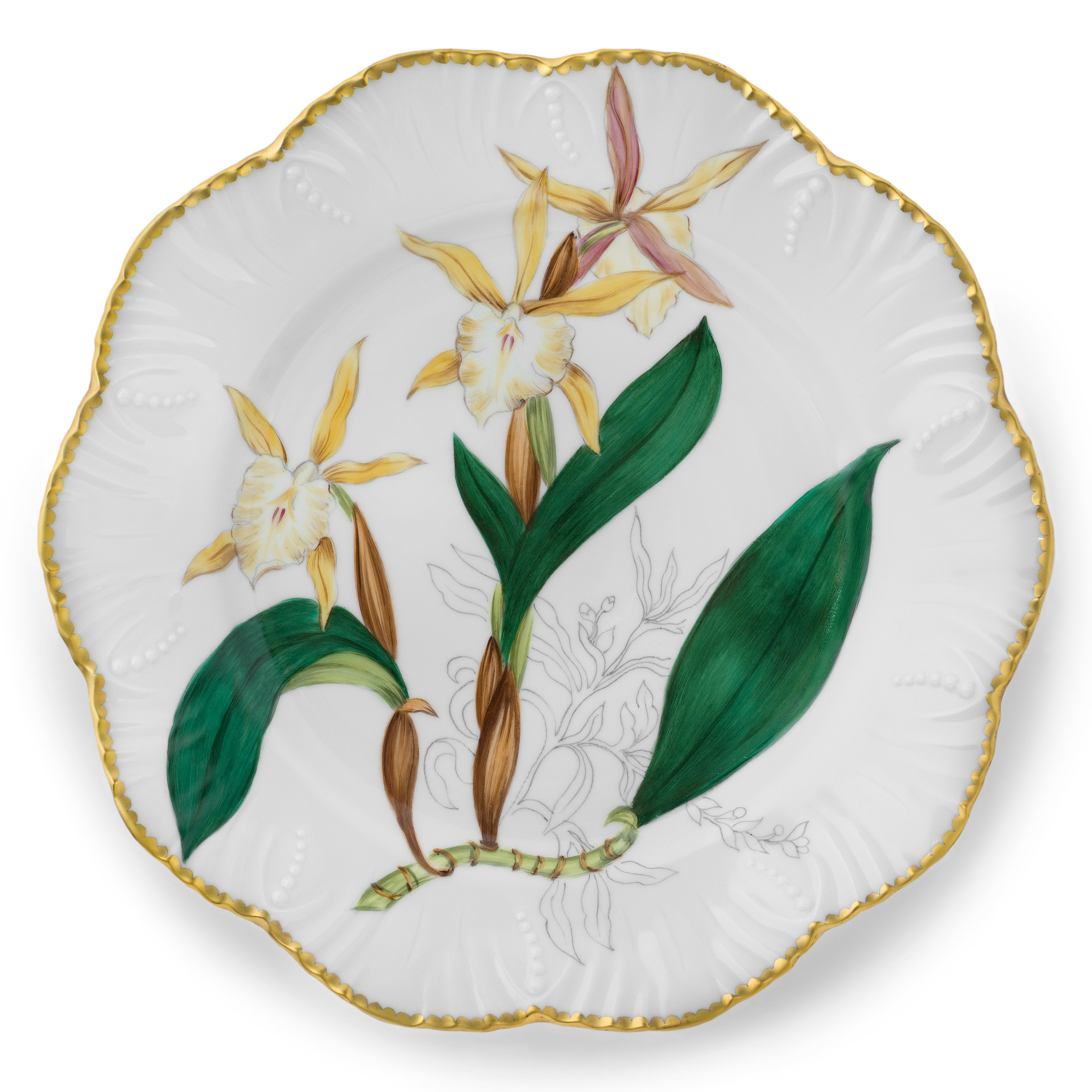 Histoires d'Orchidées - Set de 6 assiettes plates