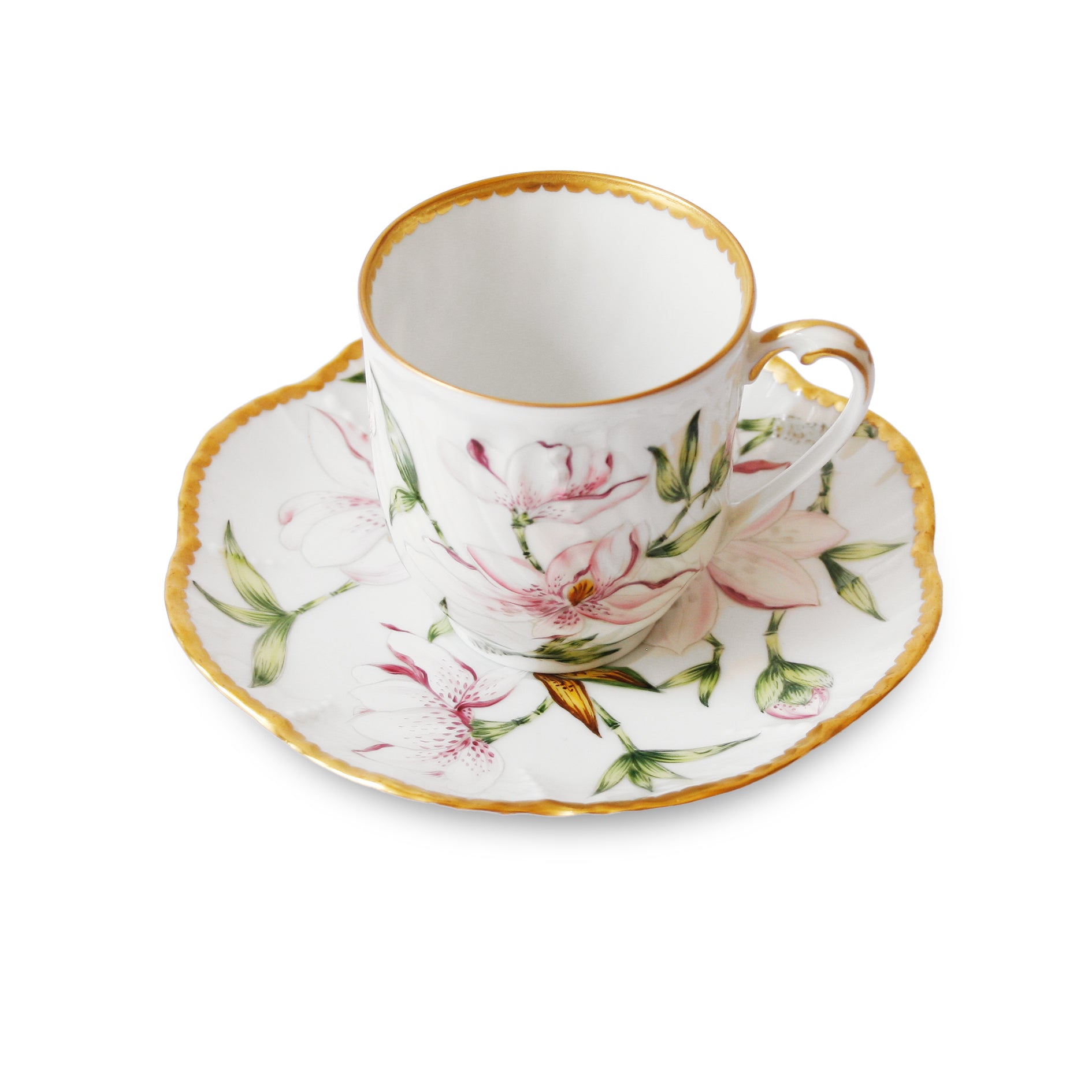 Magnolia - Tasse à café et soucoupe