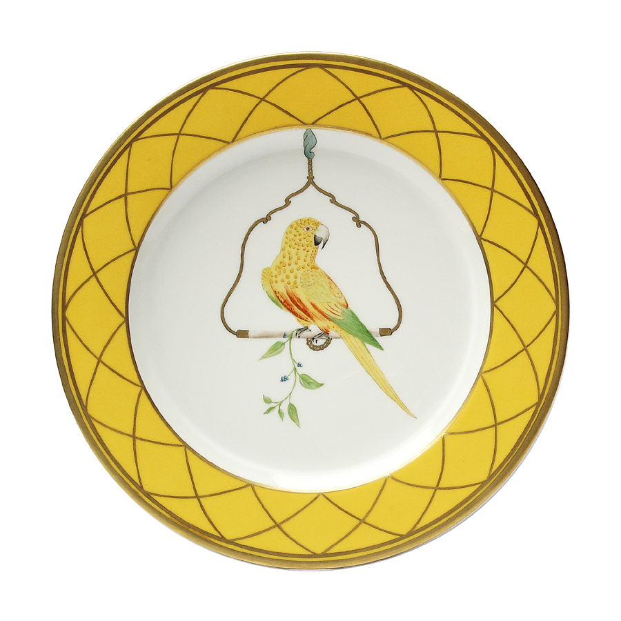 Les Perroquets - Jaune Brésil - Buffet plate 04