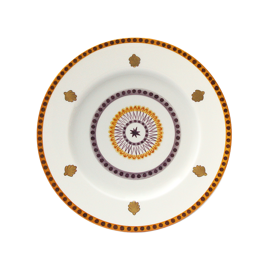 Agra - Dinner plate 06