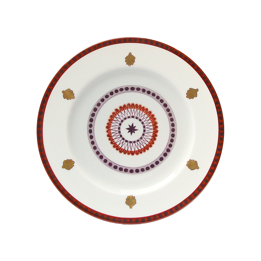 Agra - Dinner plate 04