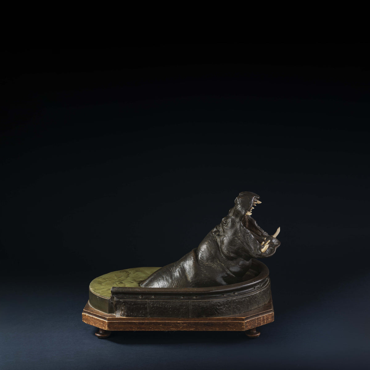 Charles Valton (1851-1918), L’Hippopotame ou la quête d’une bouchée de pain