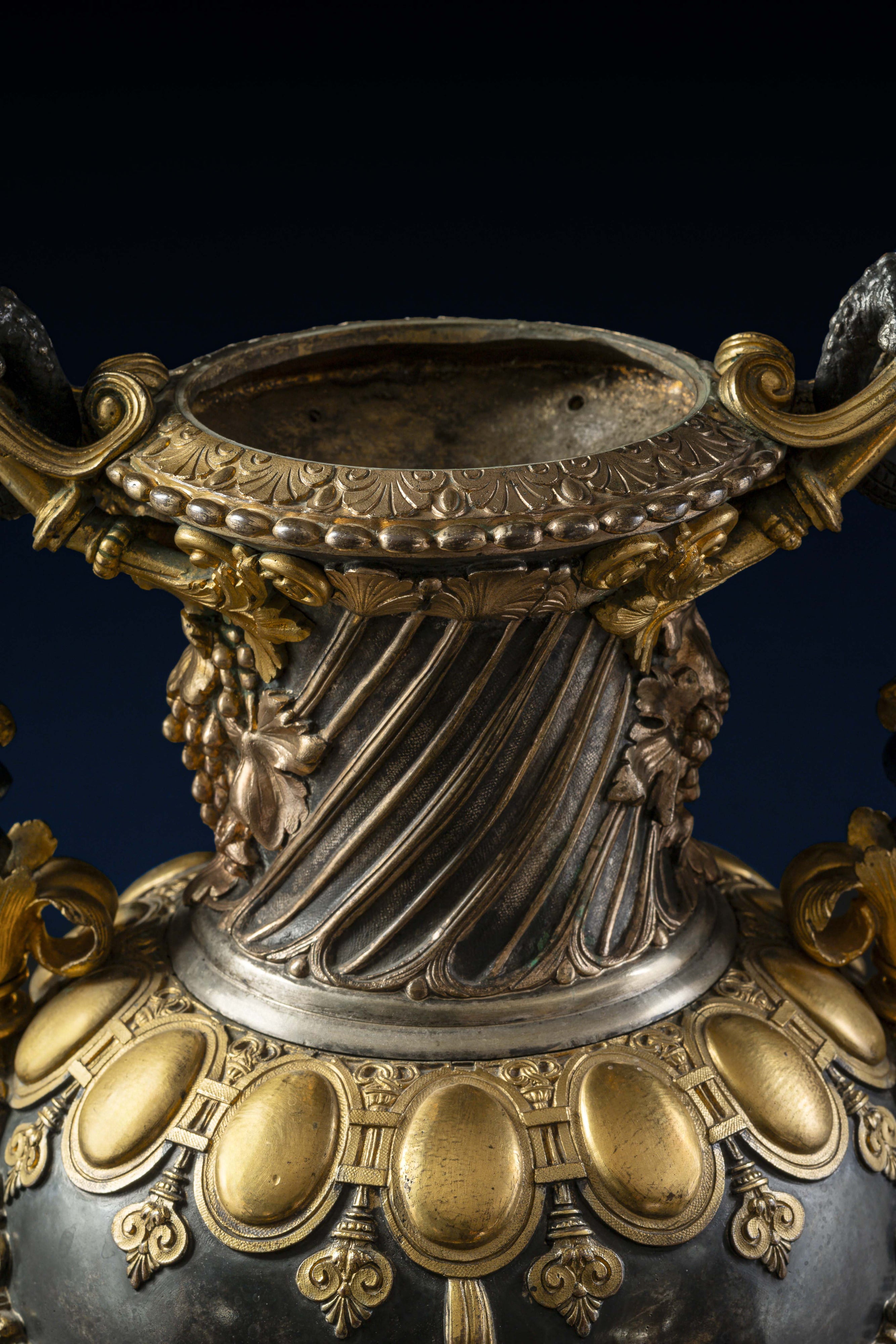 Vase aux crocodiles et aux serpents, attribué à Louis-Constant Sévin (1821-1888)
