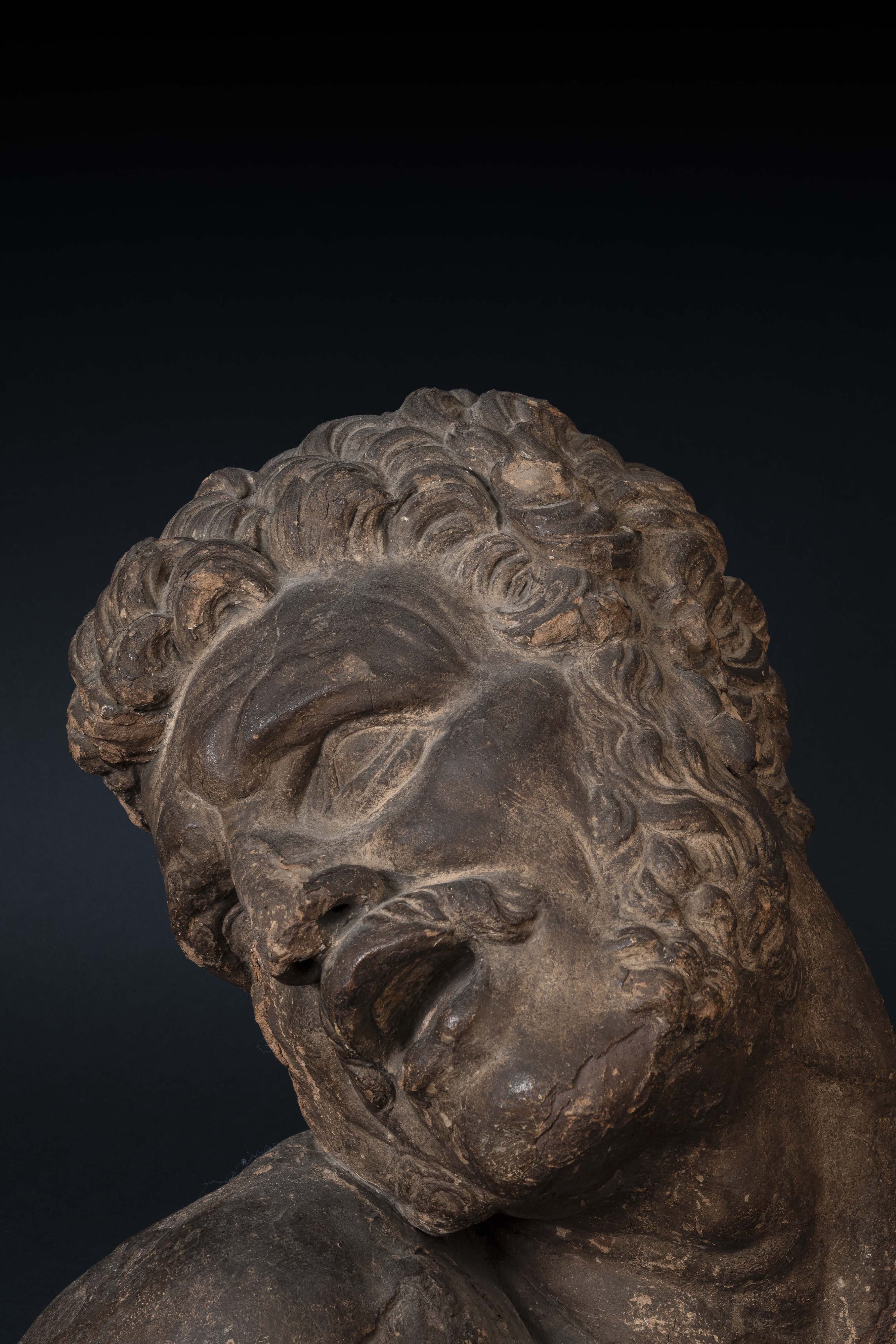 D’après Pierre Puget (1620-1694), Buste du Milon de Crotone