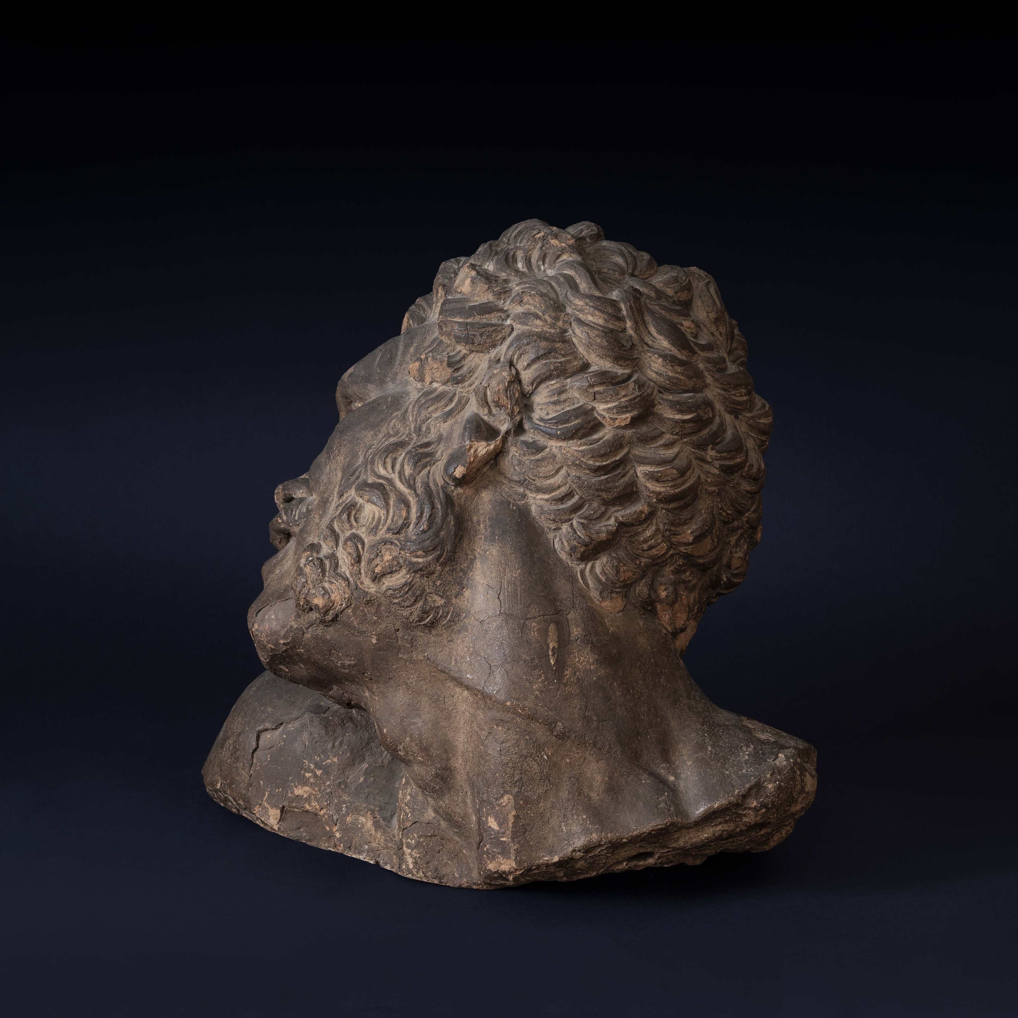 D’après Pierre Puget (1620-1694), Buste du Milon de Crotone