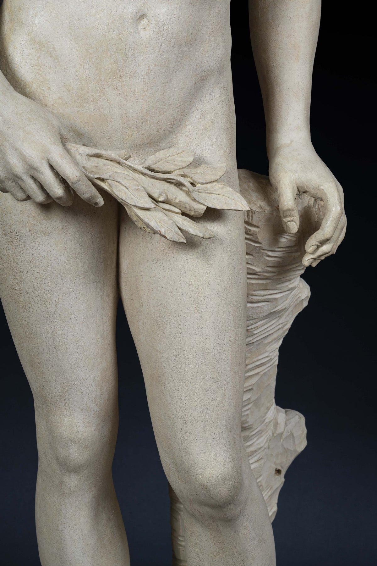 Attribué à Roman Anton Boos (1730-1810), Apollon jeune à la branche de laurier