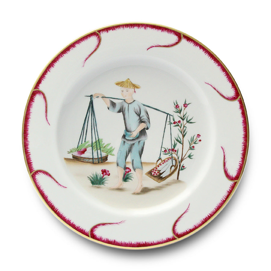 Chinoiserie - Assiette de présentation 02