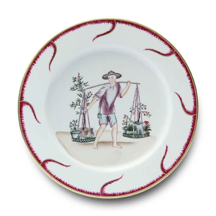 Chinoiserie - Assiette de présentation 06