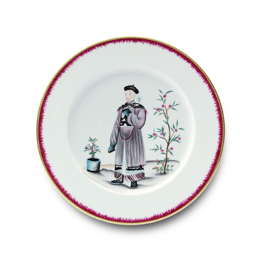 Chinoiserie - Assiette plate 03