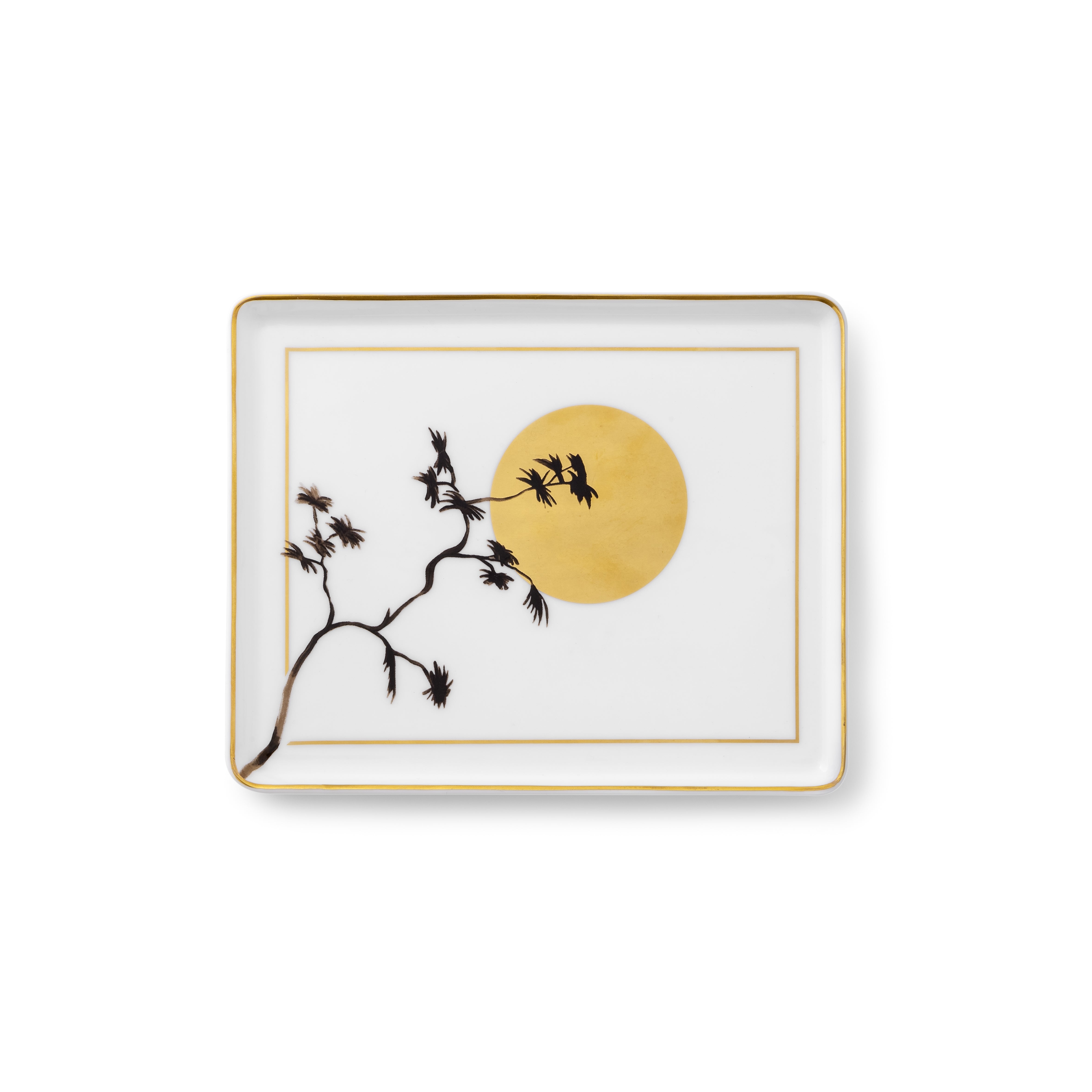 Kyoto - Small rectangular plate 