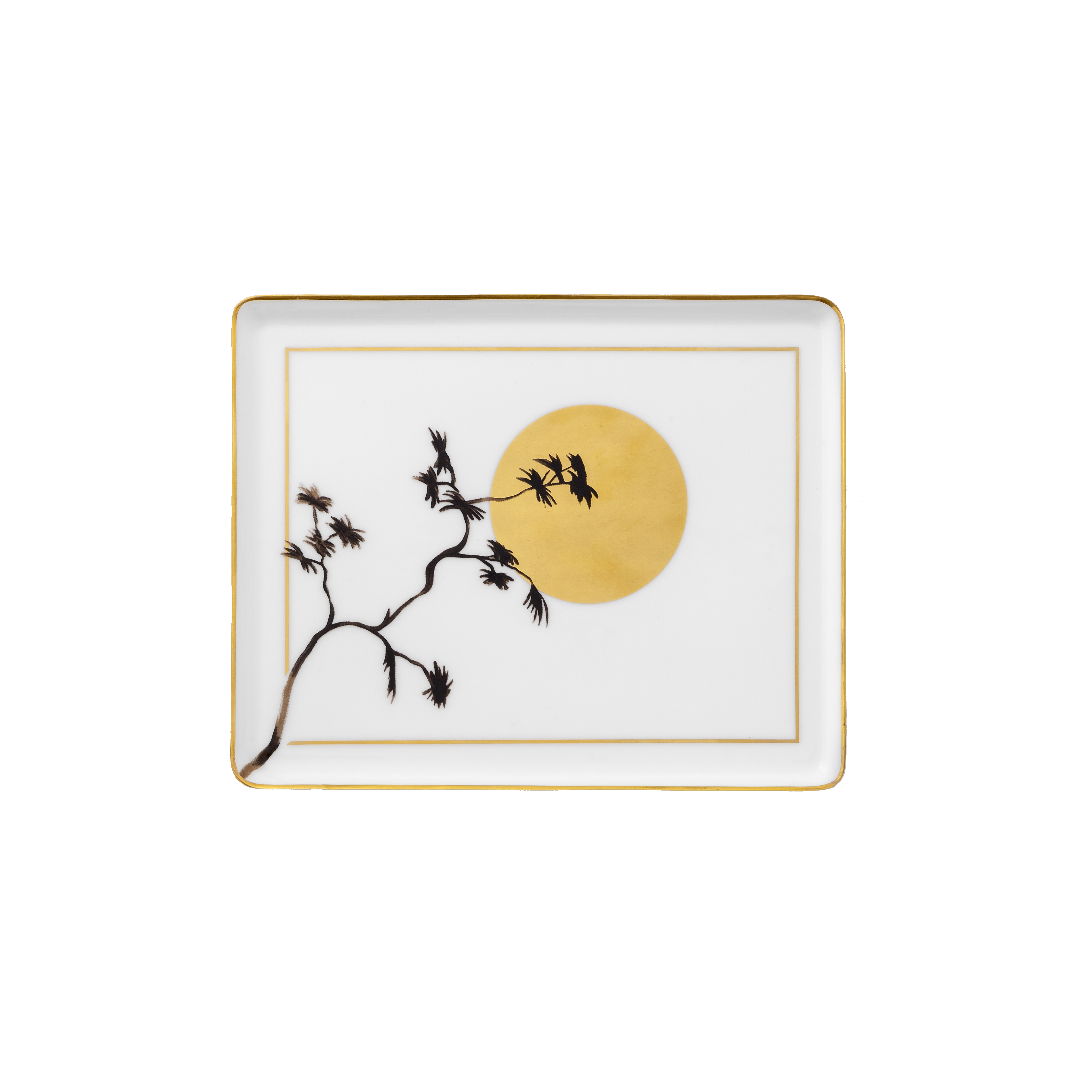 Kyoto - Small rectangular plate 