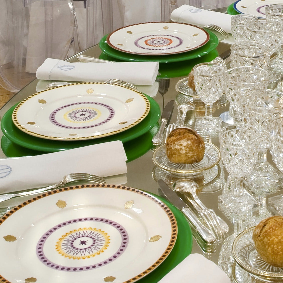 Agra - Assiette plate 01