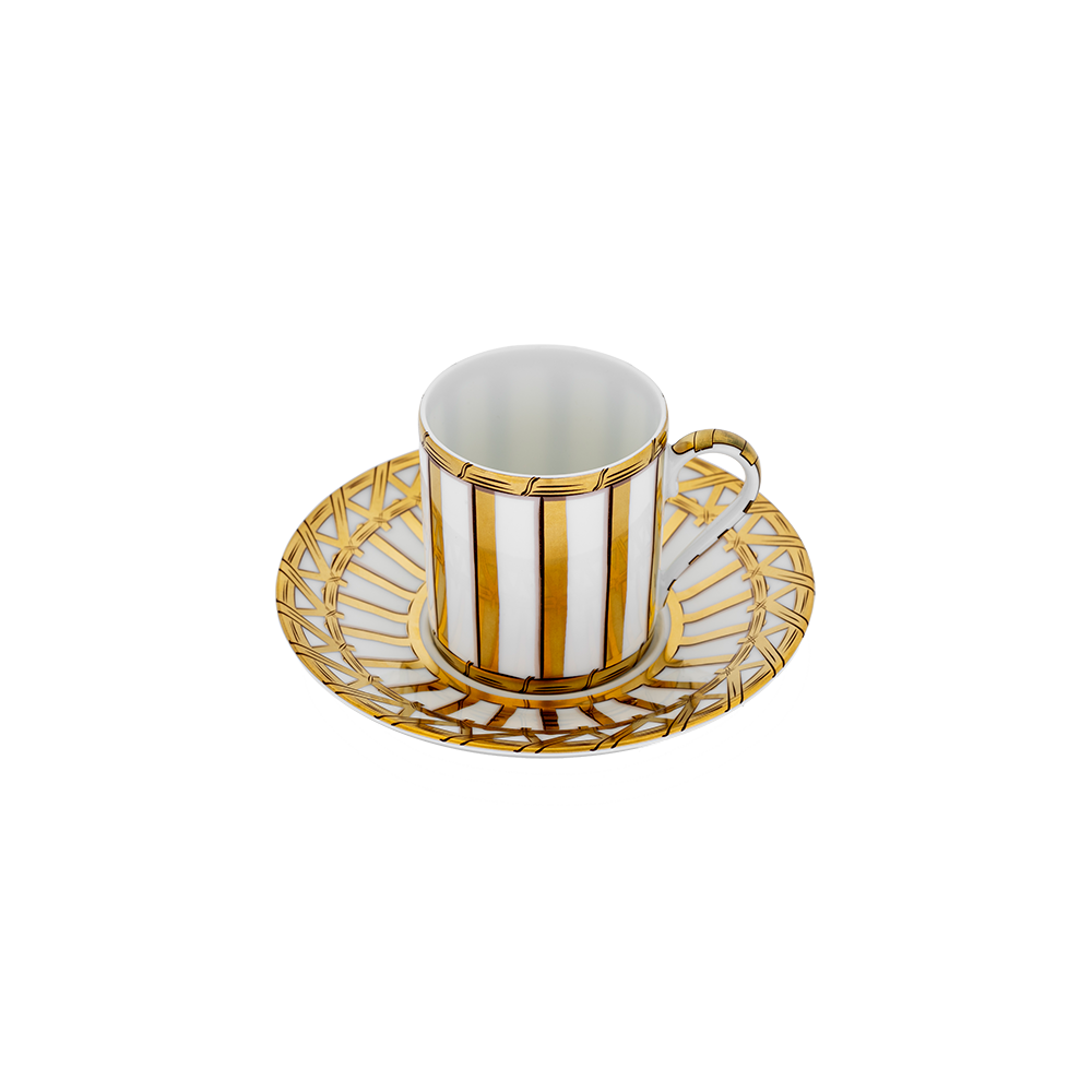 Vannerie - Coffee cup and saucer
