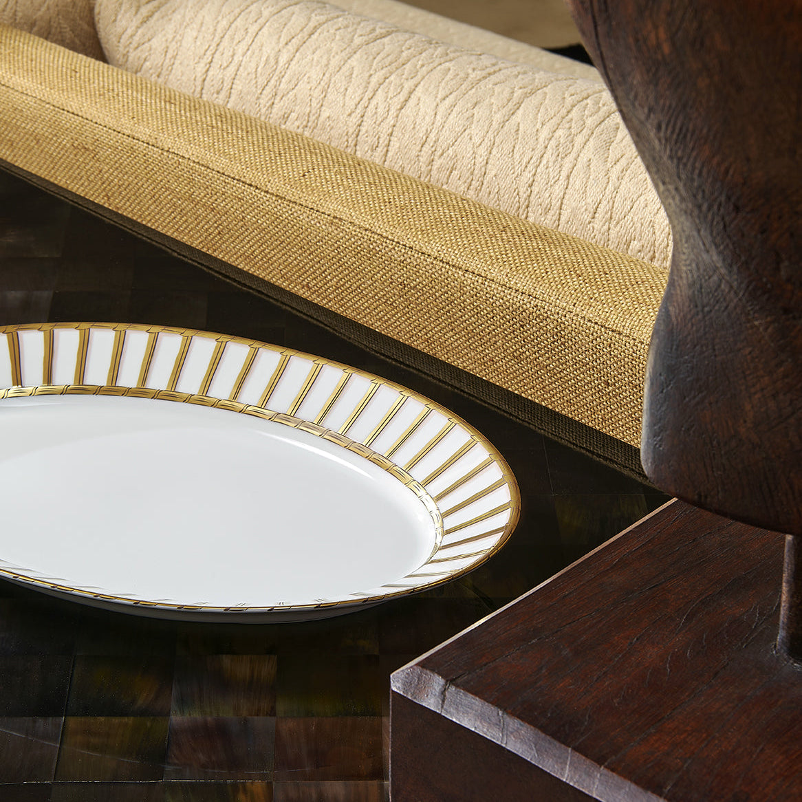 Vannerie - Oval plate