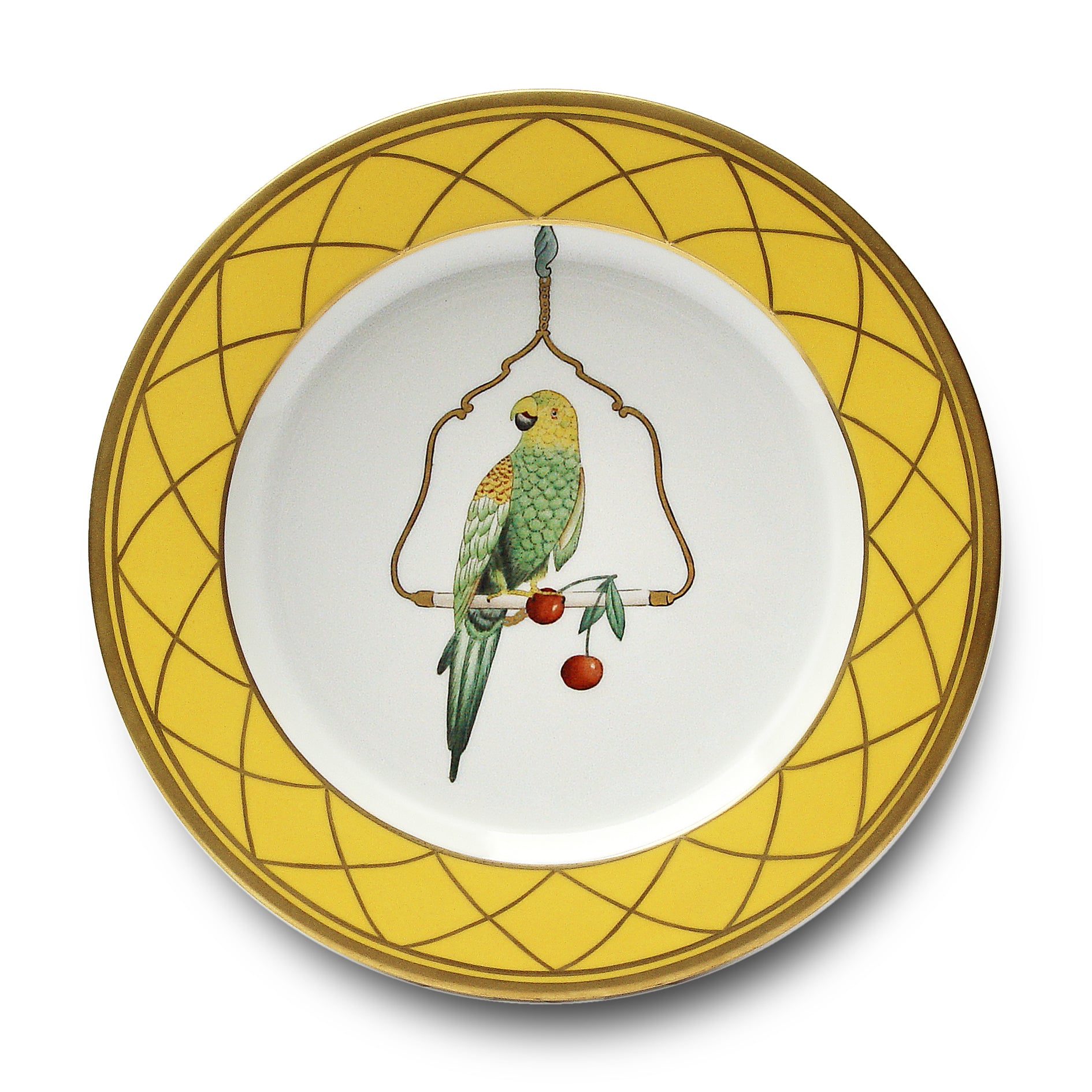 Les Perroquets - Jaune Brésil - Buffet plate 02