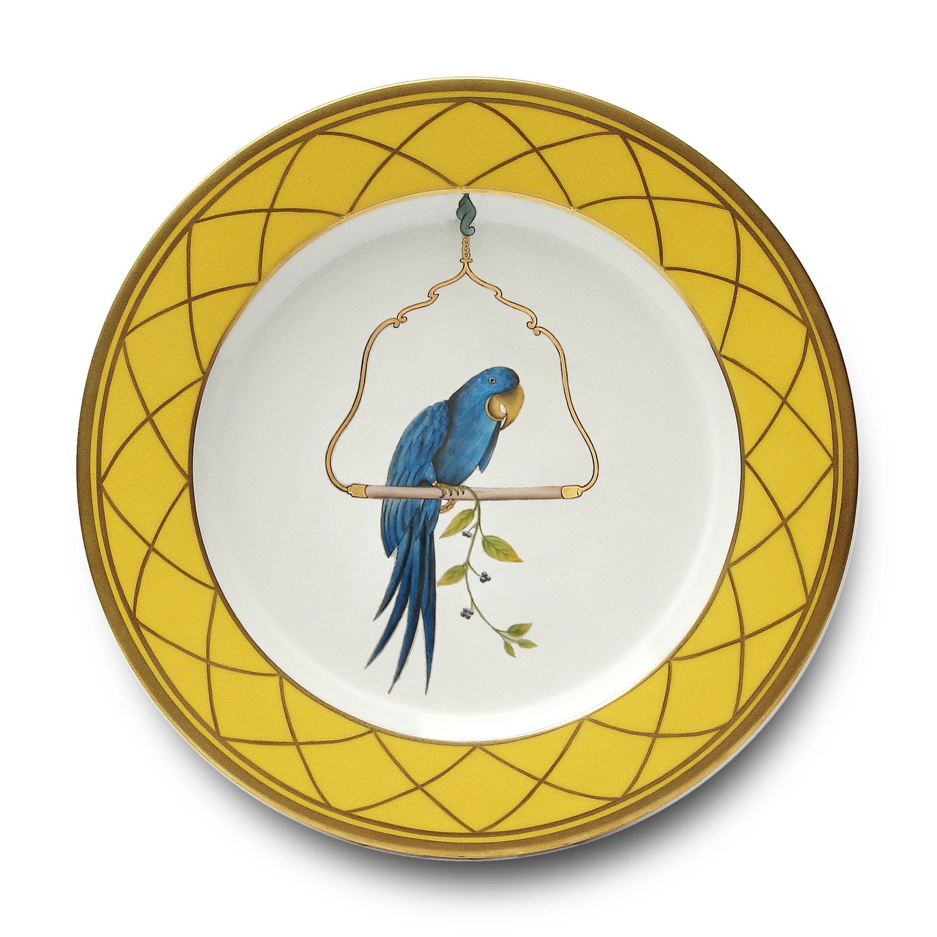 Les Perroquets - Jaune Brésil - Buffet plate 03