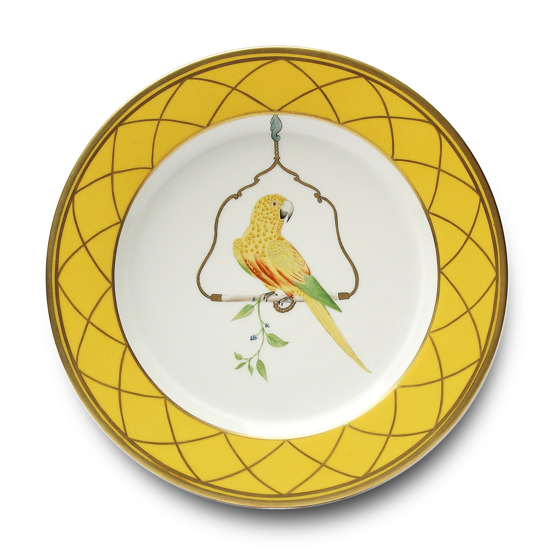 Les Perroquets - Jaune Brésil - Buffet plate 04