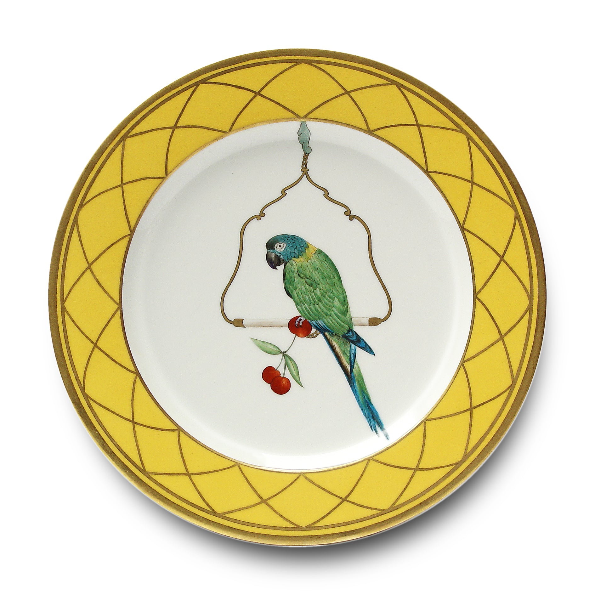 Les Perroquets - Jaune Brésil - Buffet plate 05

