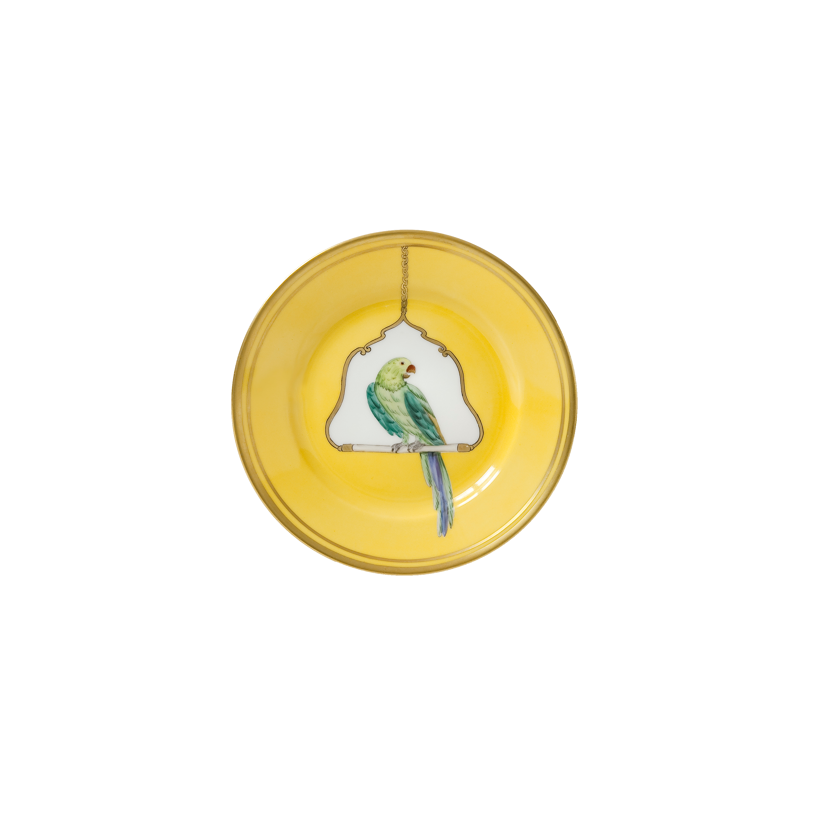 Les Perroquets - Jaune Brésil - Bread plate
