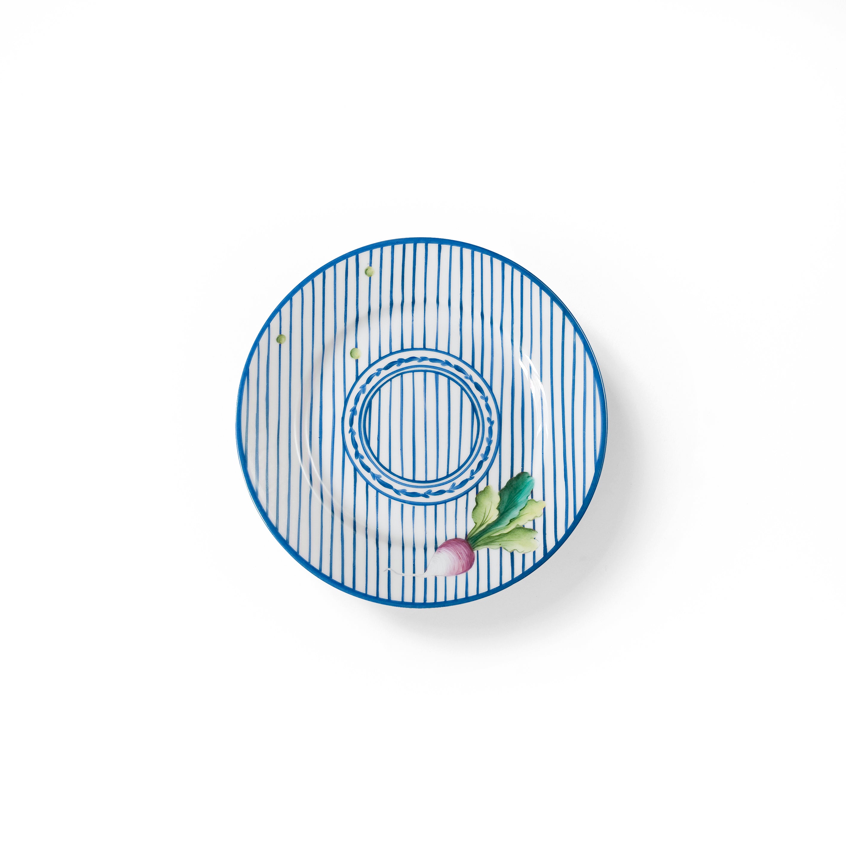 Potager in Blue - Bread plate
