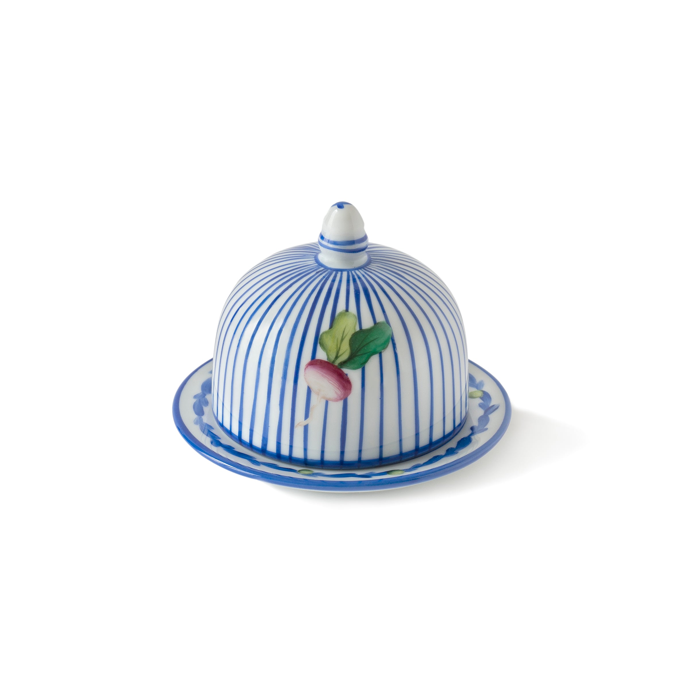 Potager in Blue - Butter dish
