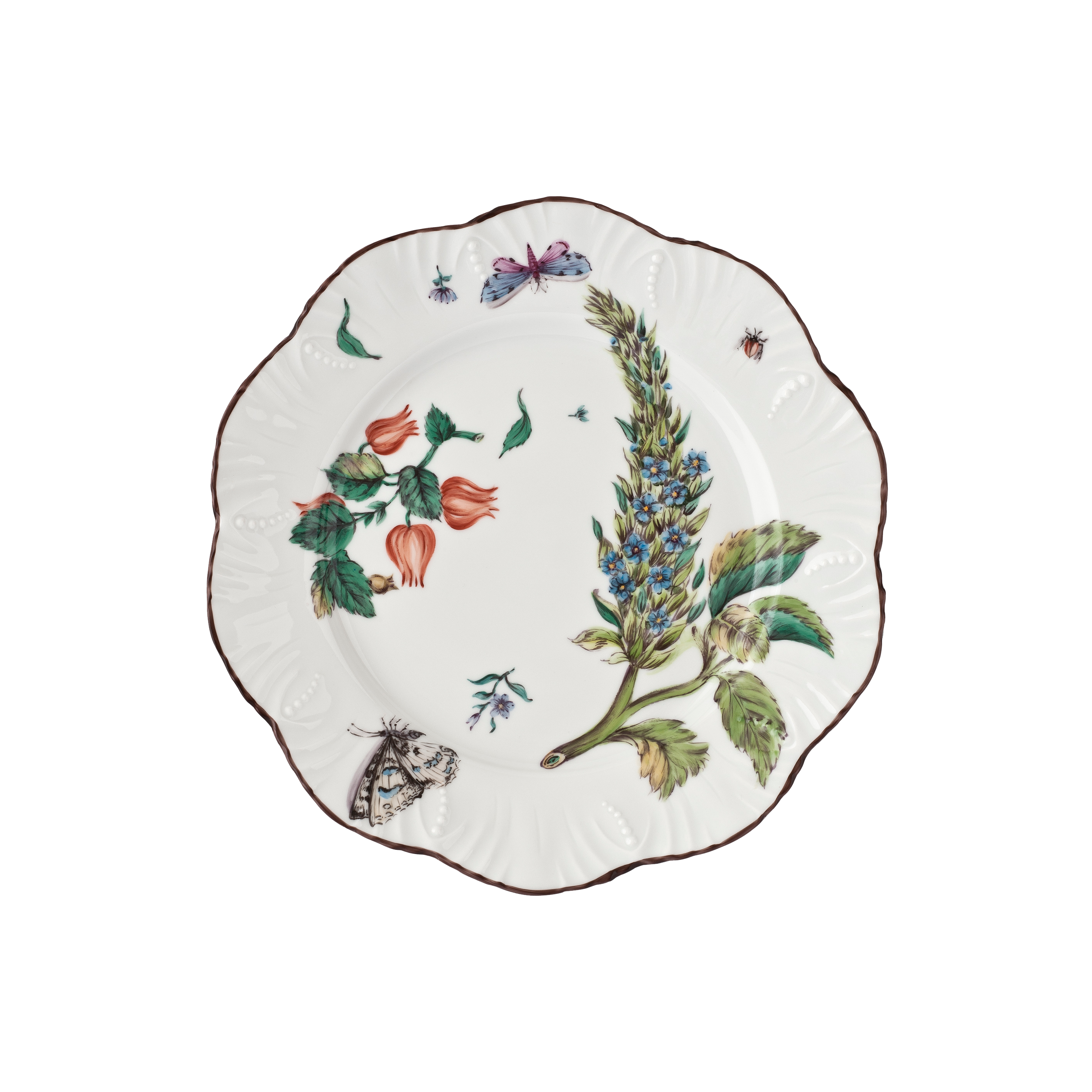 Feuillages - Dessert plate 02