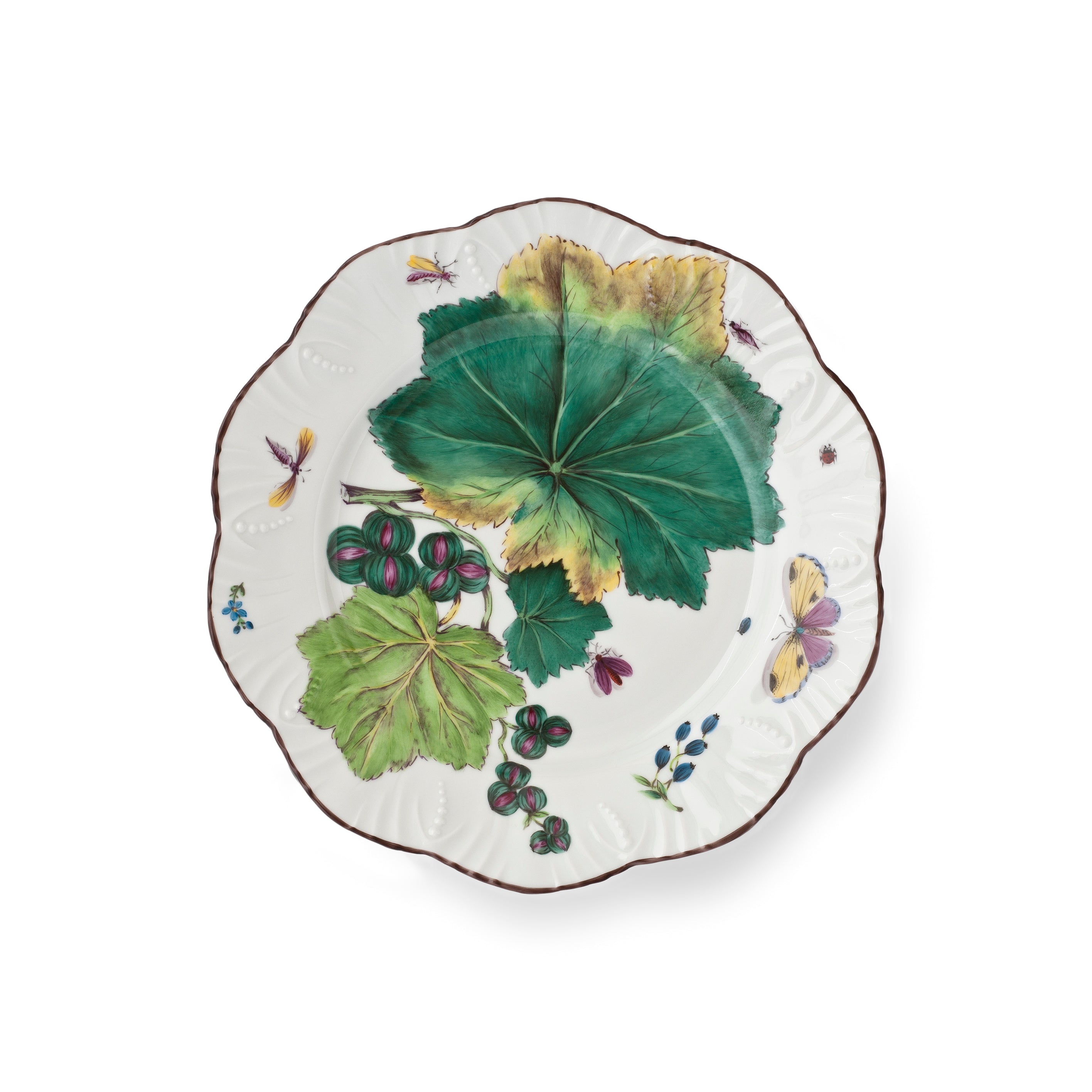 Feuillages - Assiette à dessert 05