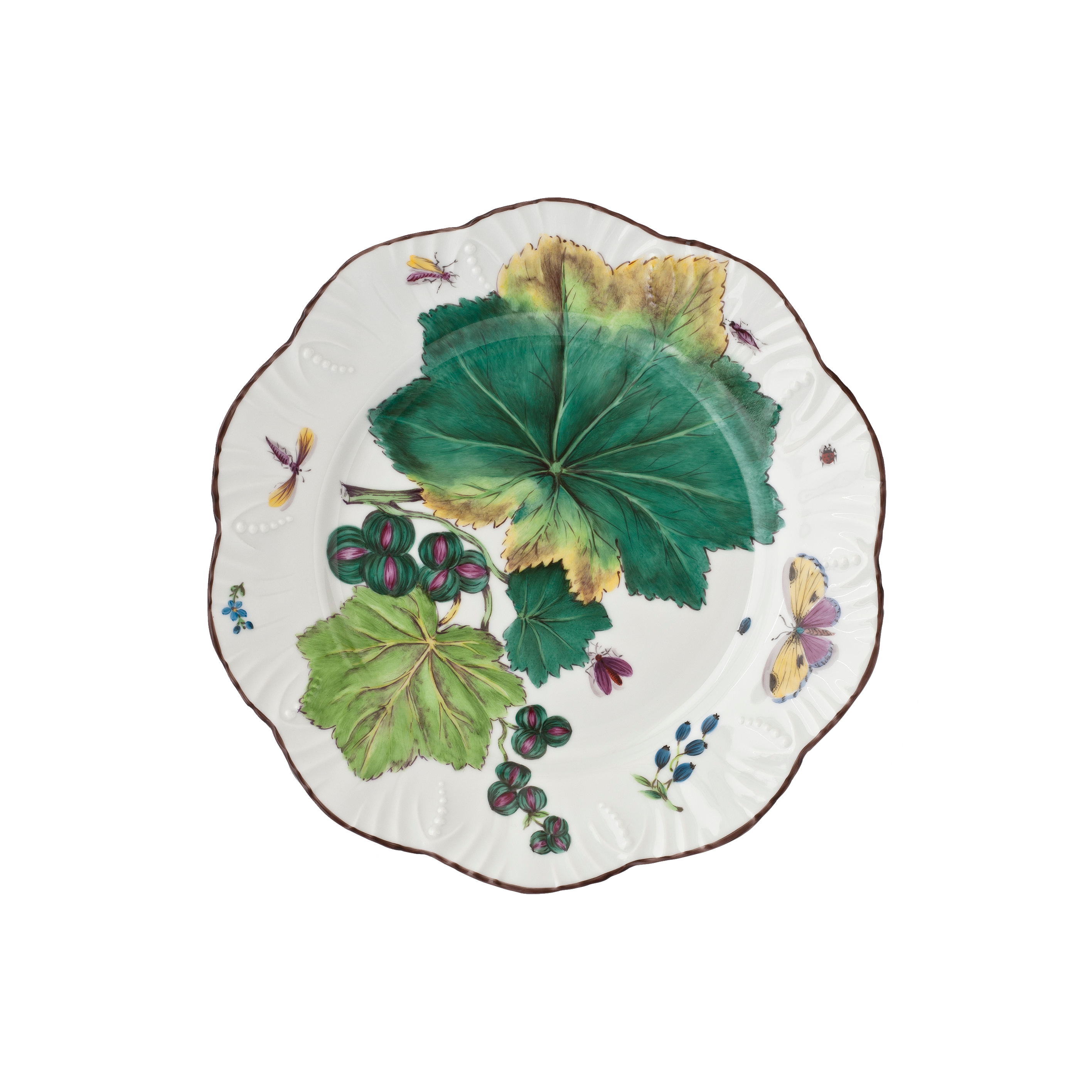 Feuillages - Dessert plate 05