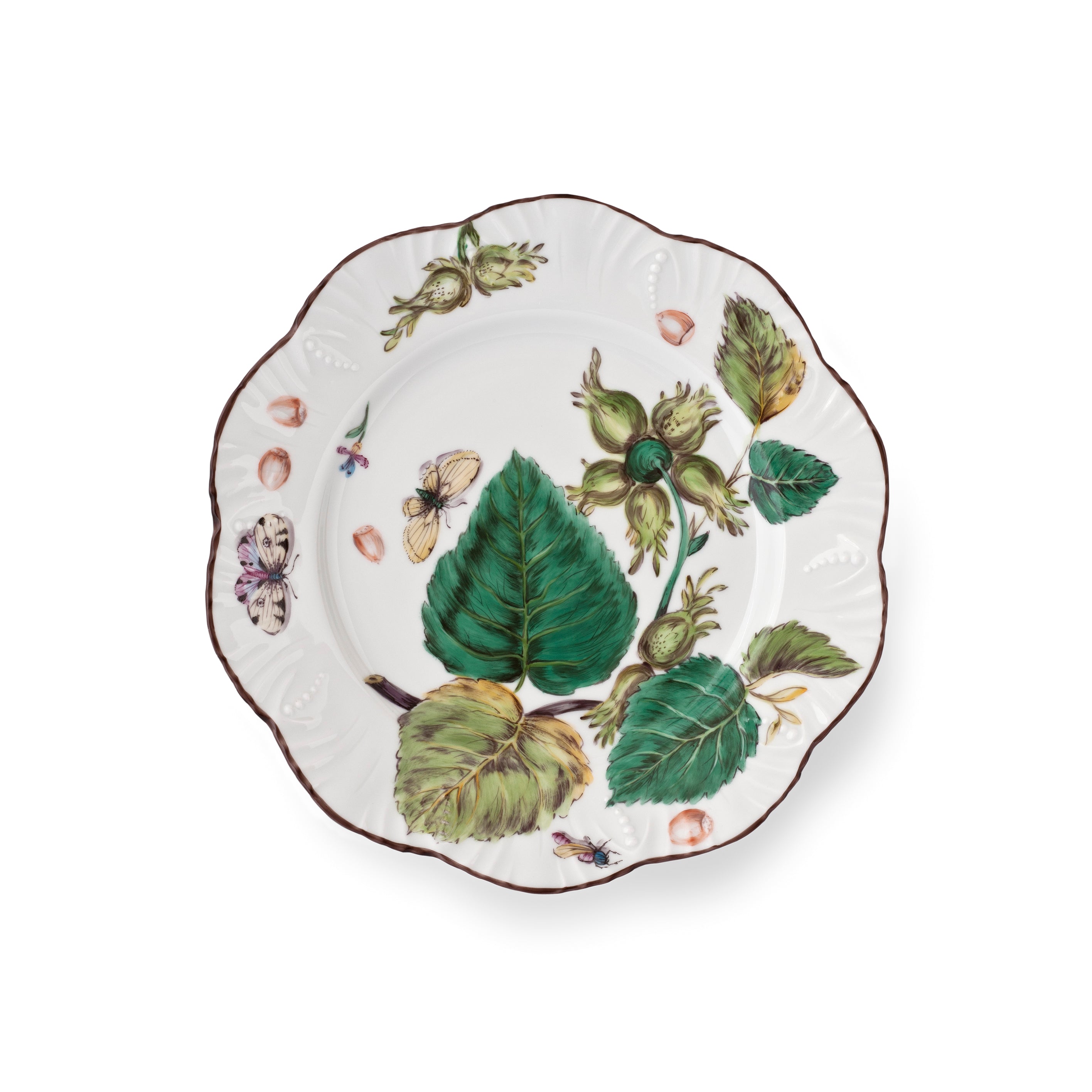 Feuillages - Assiette à dessert 08