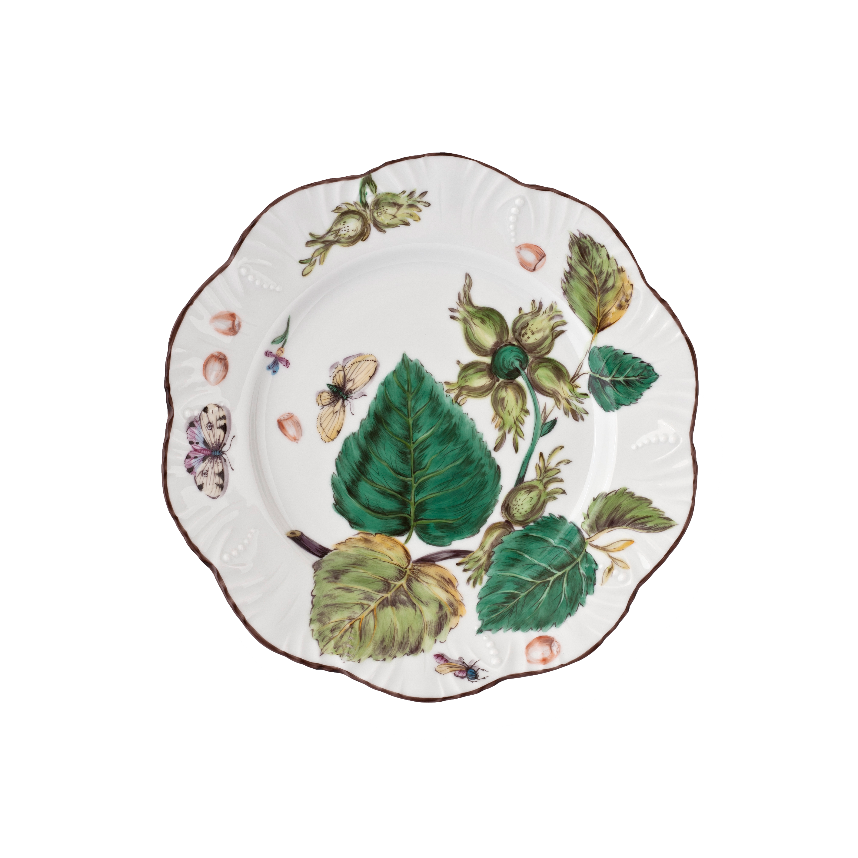 Feuillages - Dessert plate 08