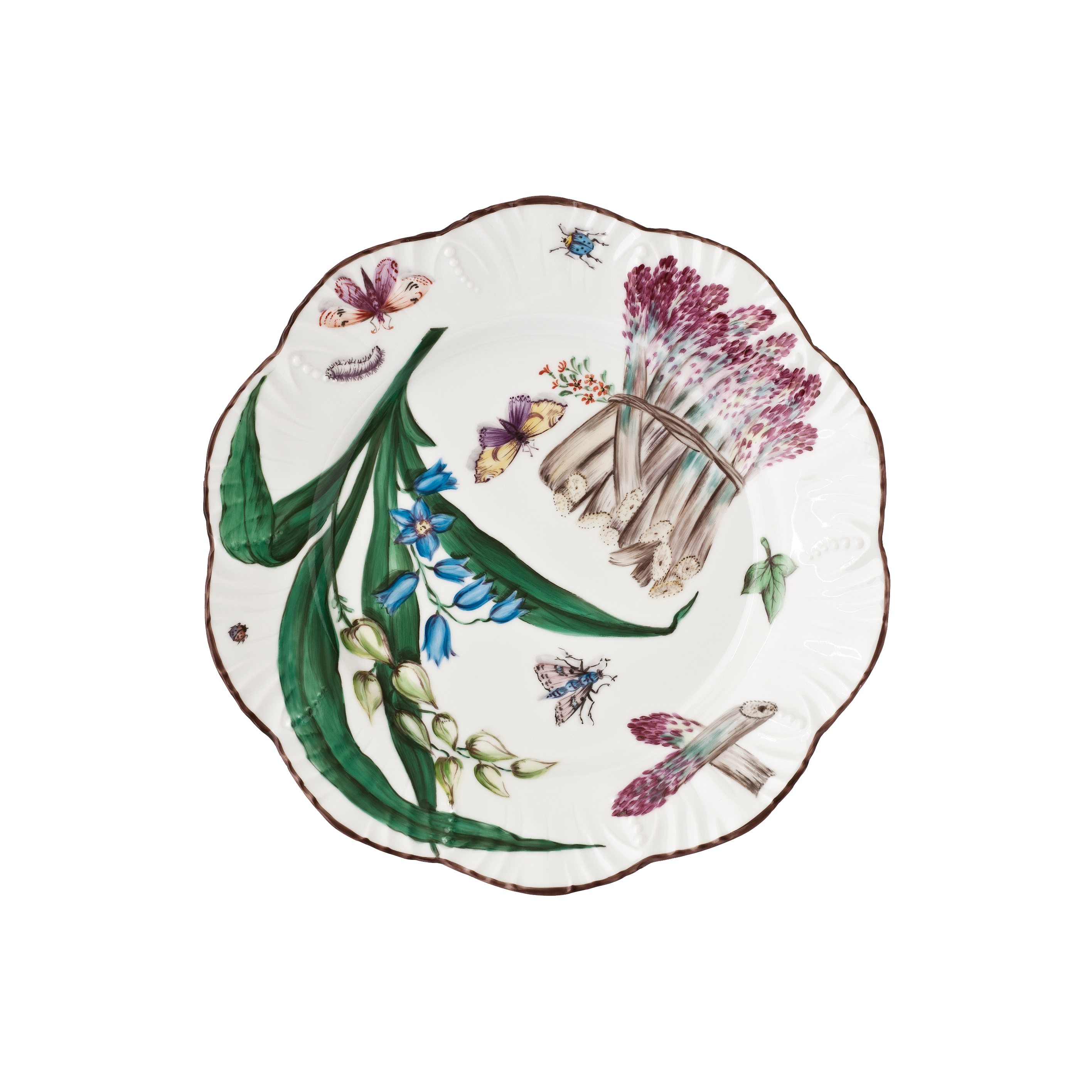 Feuillages - Dessert plate 12