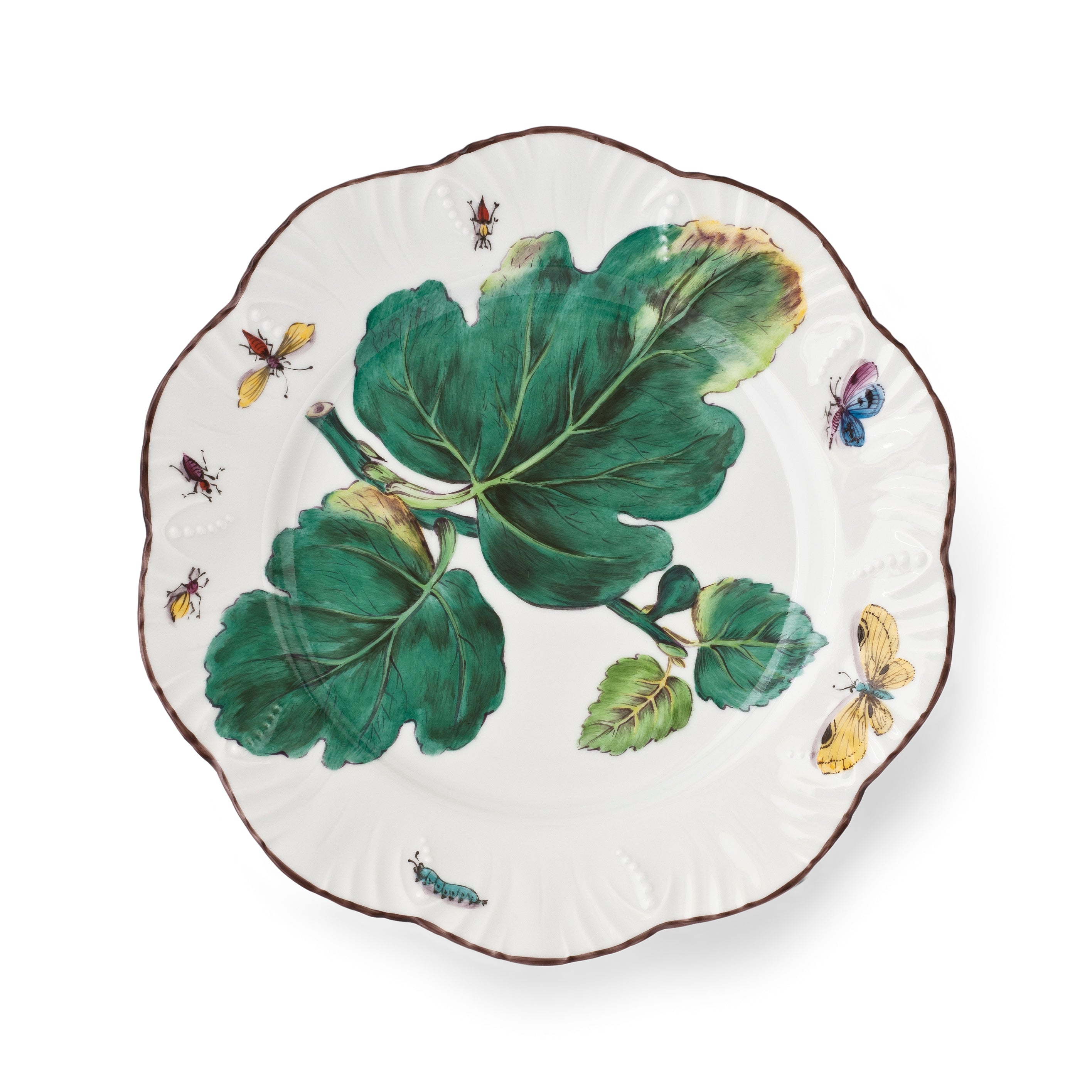 Feuillages - Assiette plate 07