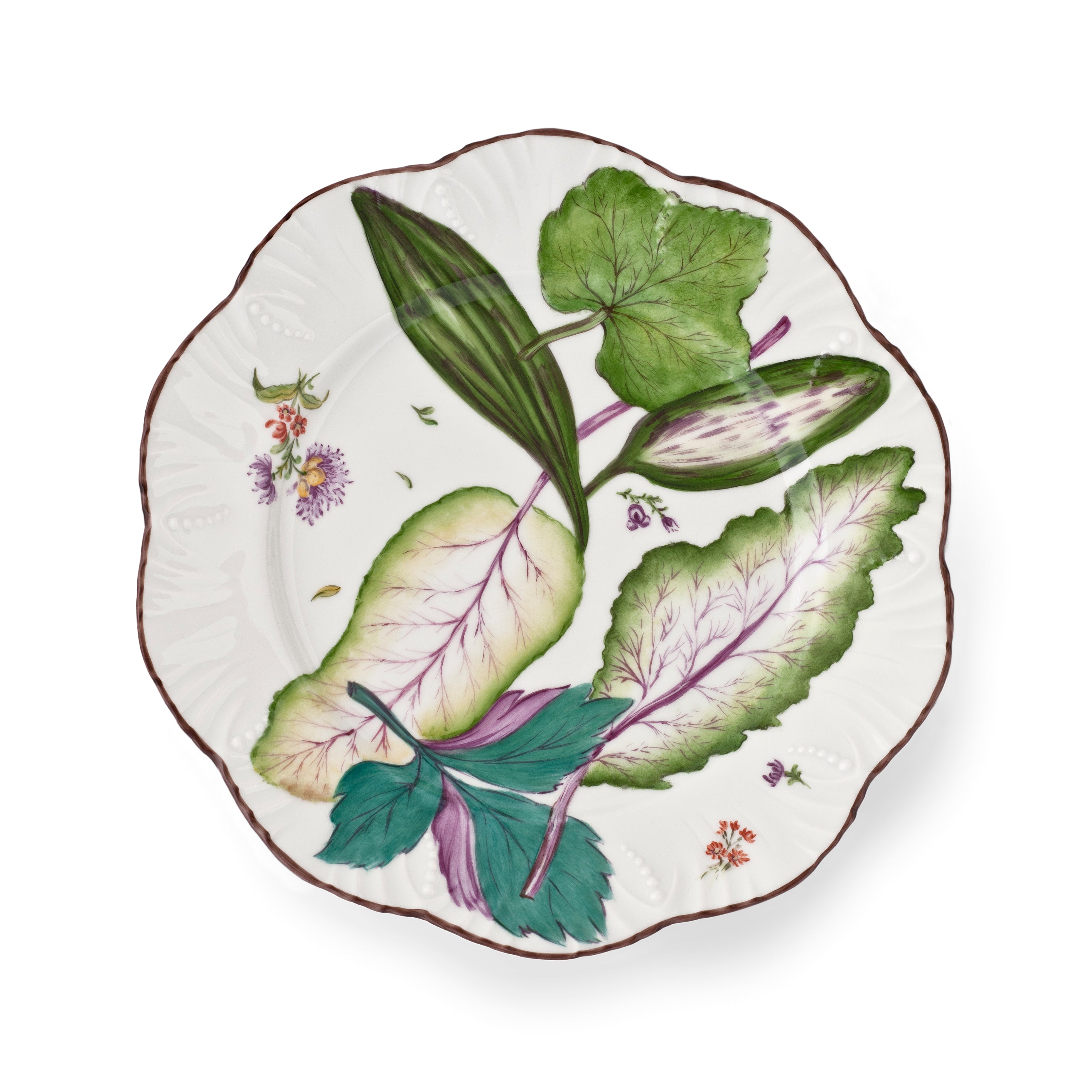 Feuillages - Assiette plate 09