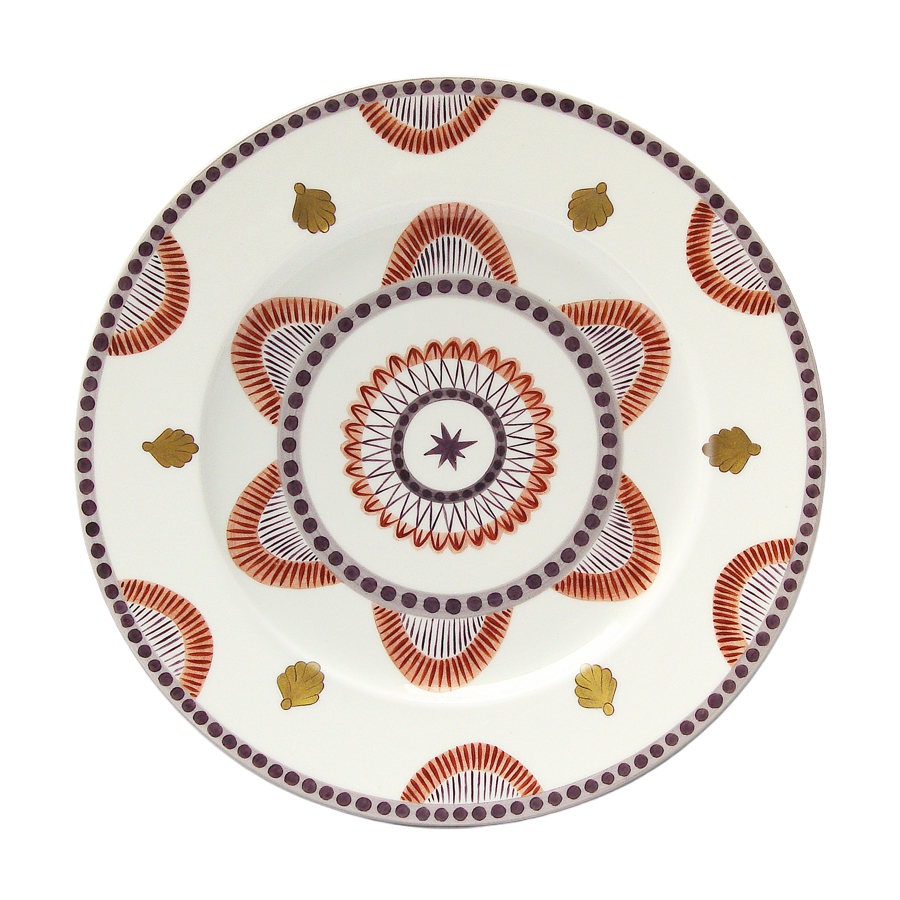 Agra - Buffet plate 03