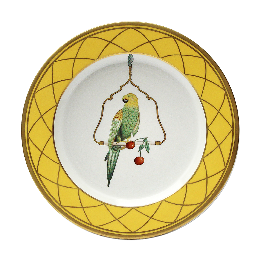 Les Perroquets - Jaune Brésil - Buffet plate 02
