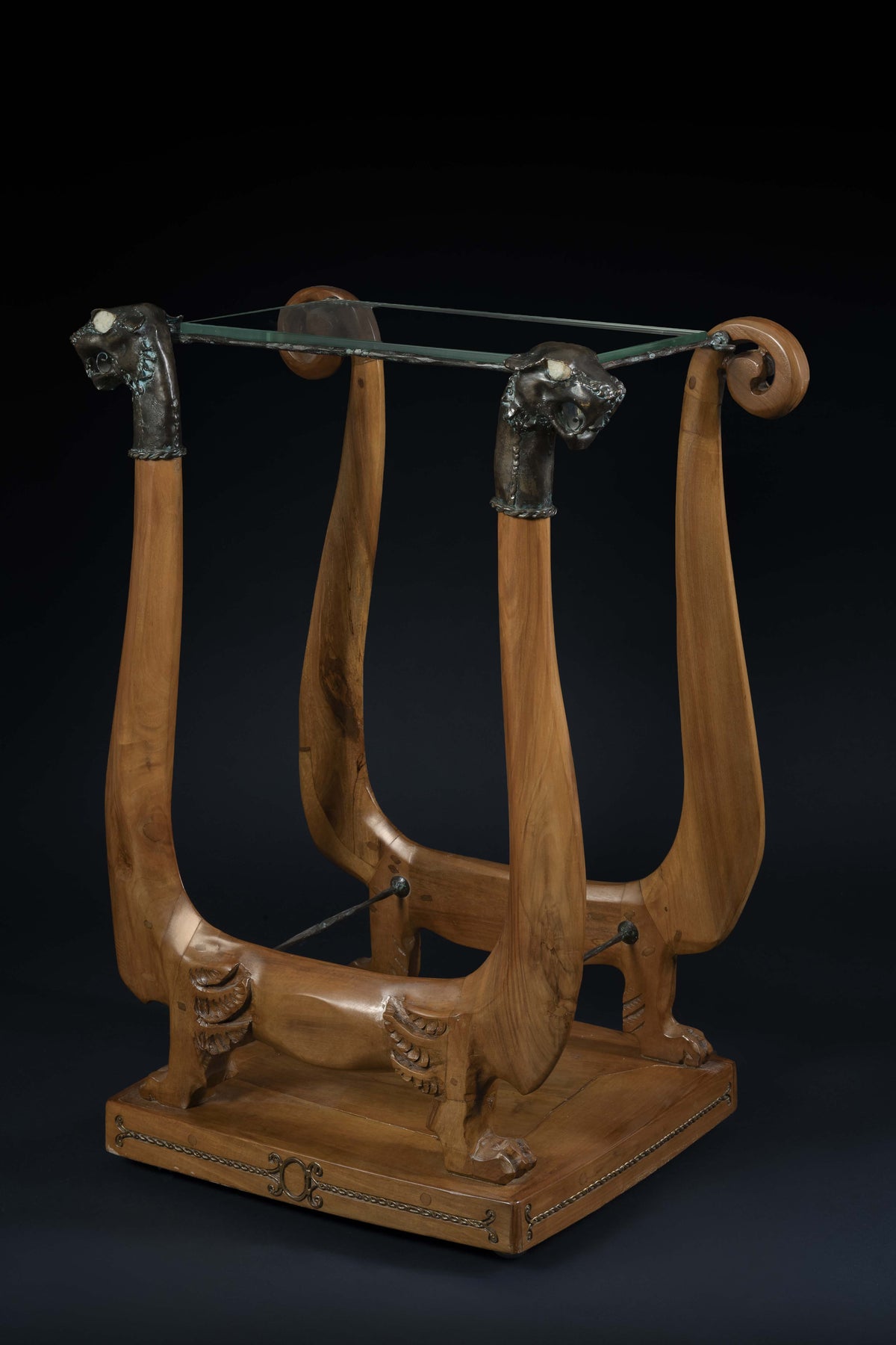 François Thevenin (1931-2016), Table aux Lions et Table aux Cervidés