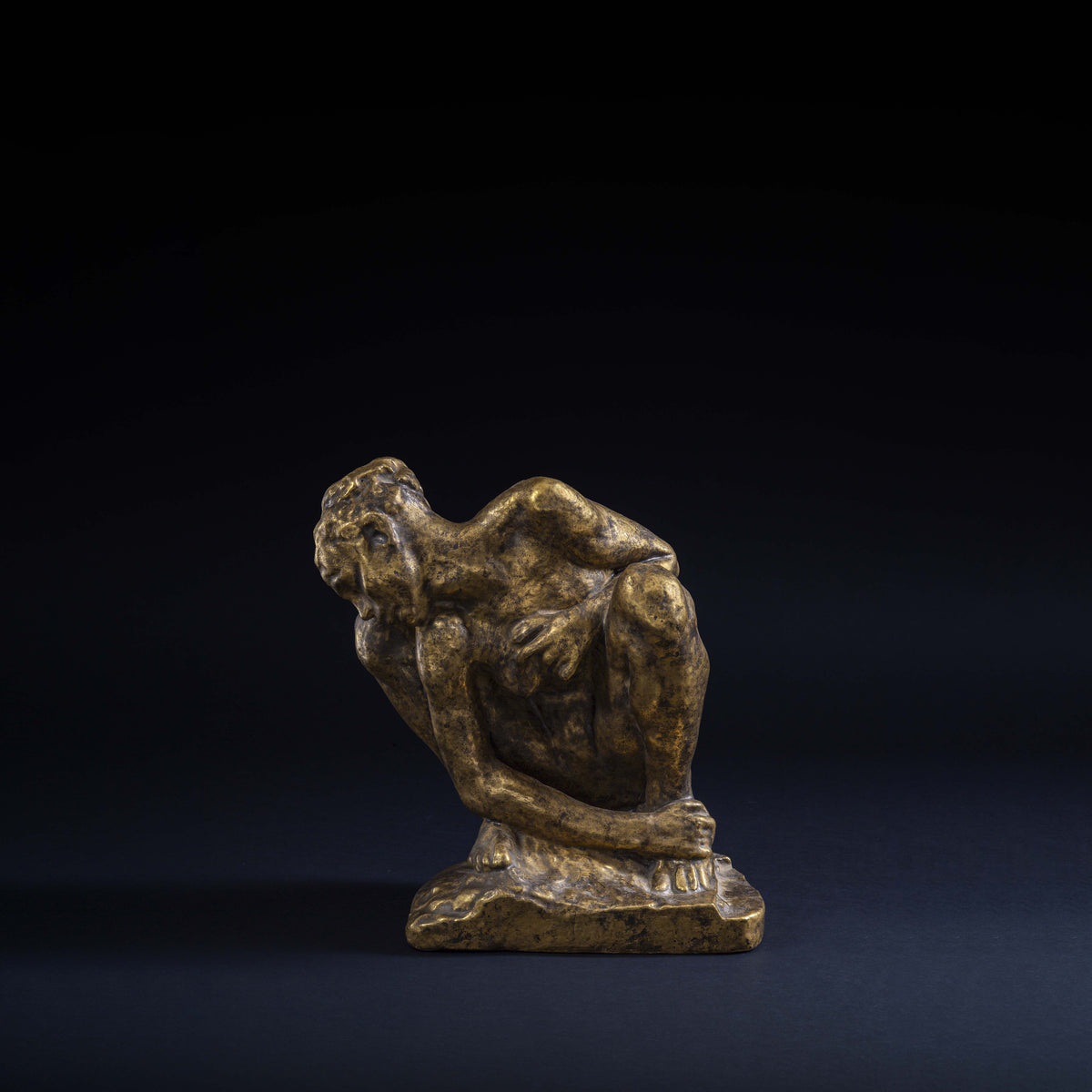 Jean Mayodon (1893-1967), Femme accroupie, dit aussi La Luxure d'après Auguste Rodin